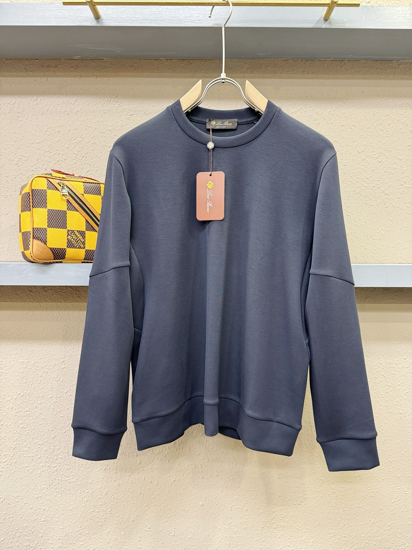 Loro Piana诺悠翩雅 2025ss秋季新品 长袖卫衣，经典Logo设计，百搭款 官网同步发售 定