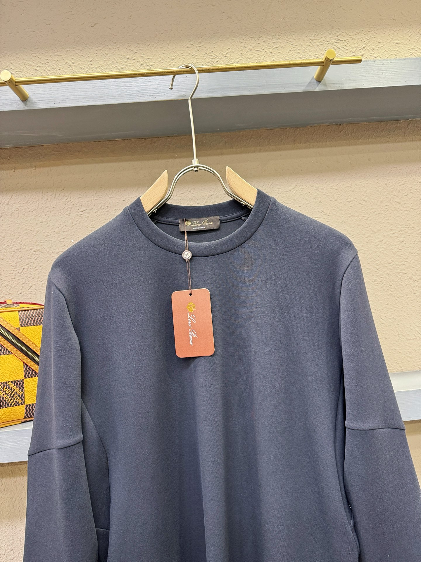 Loro Piana诺悠翩雅 2025ss秋季新品 长袖卫衣，经典Logo设计，百搭款 官网同步发售 定