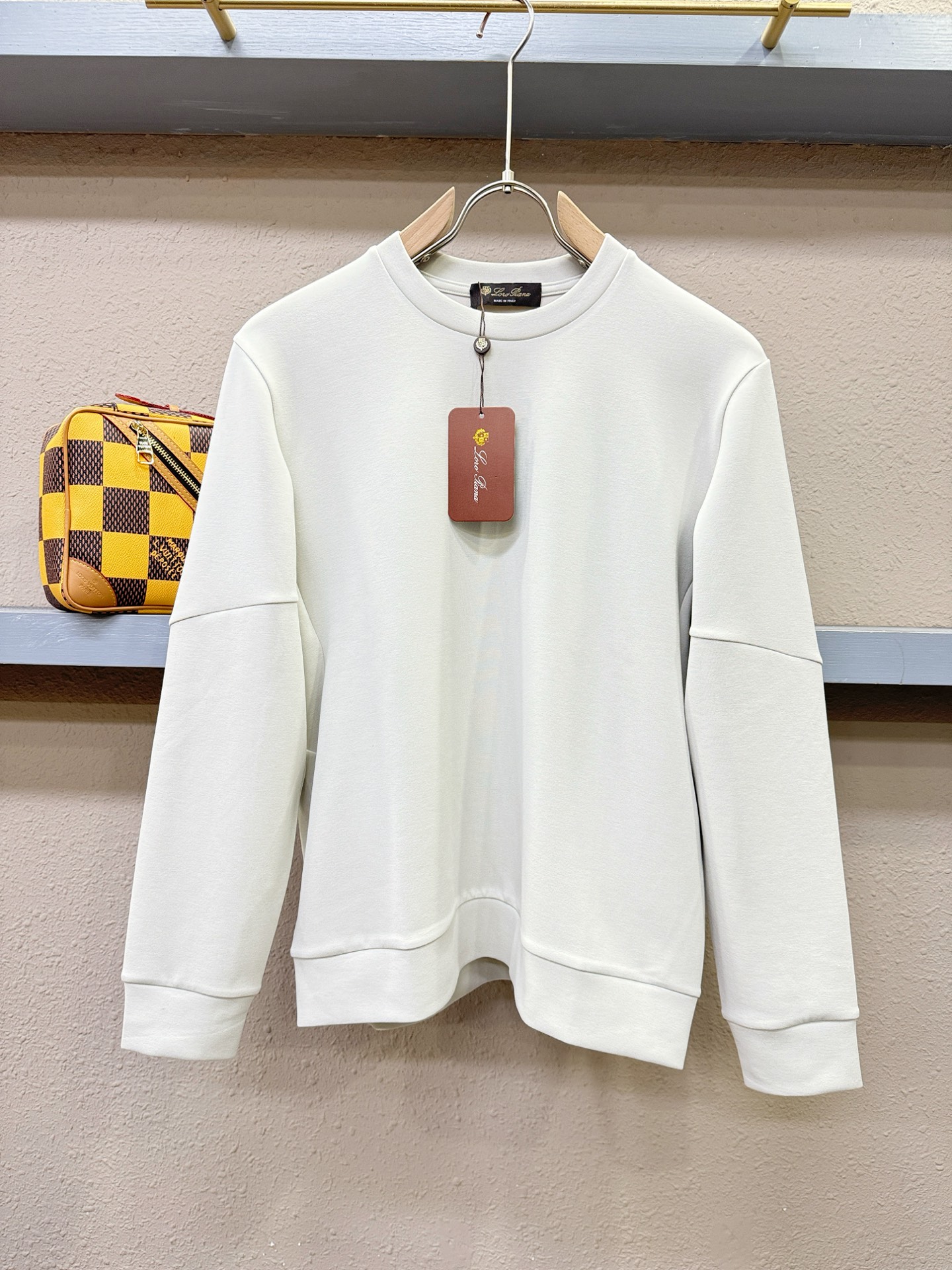 Loro Piana诺悠翩雅 2025ss秋季新品 长袖卫衣，经典Logo设计，百搭款 官网同步发售 定