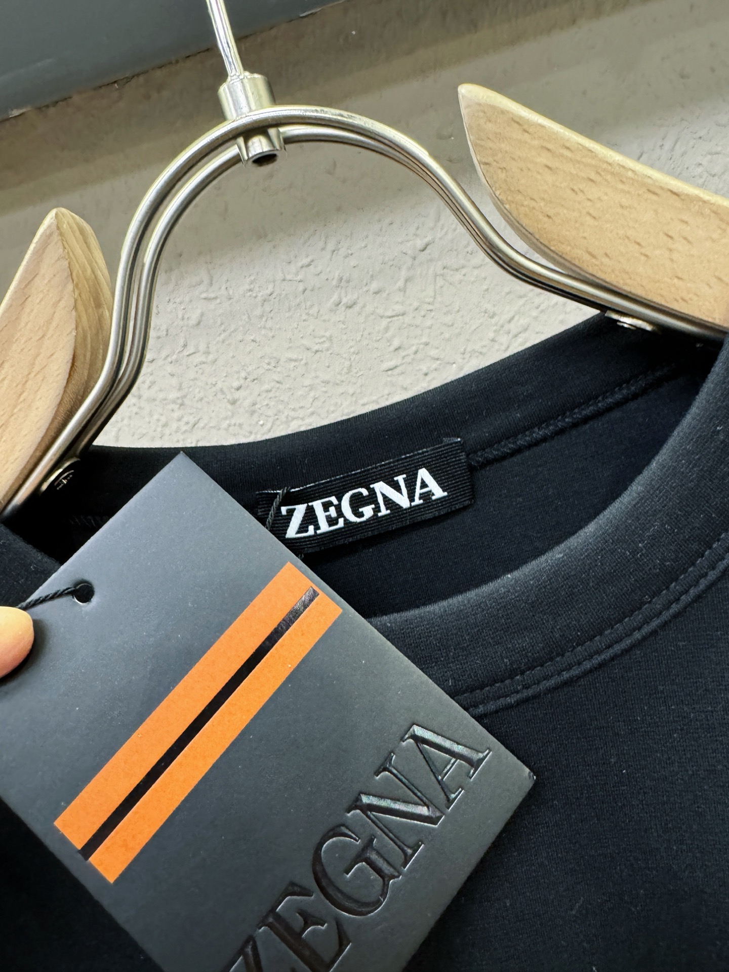 (最大可穿230斤) Ermenegildo Zeg*a杰*亚 2025ss新品 长袖T恤，经典Logo