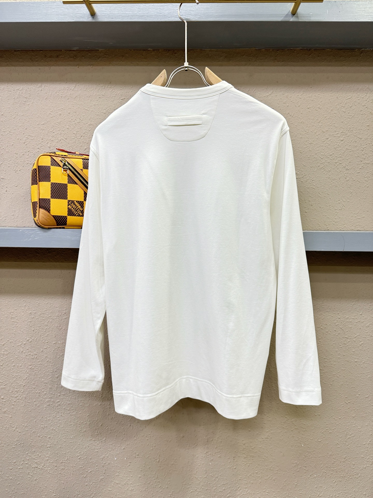 (最大可穿230斤) Ermenegildo Zeg*a杰*亚 2025ss新品 长袖T恤，经典Logo