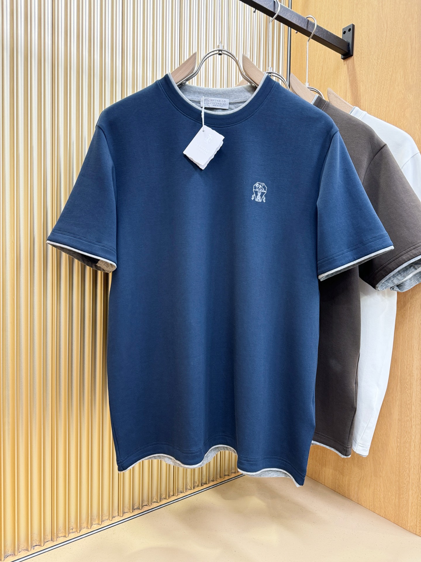 (最大可穿230斤) BC布鲁提 2025新款短袖T恤！走秀图案时尚休闲短袖T恤衫！设计logo设计！极