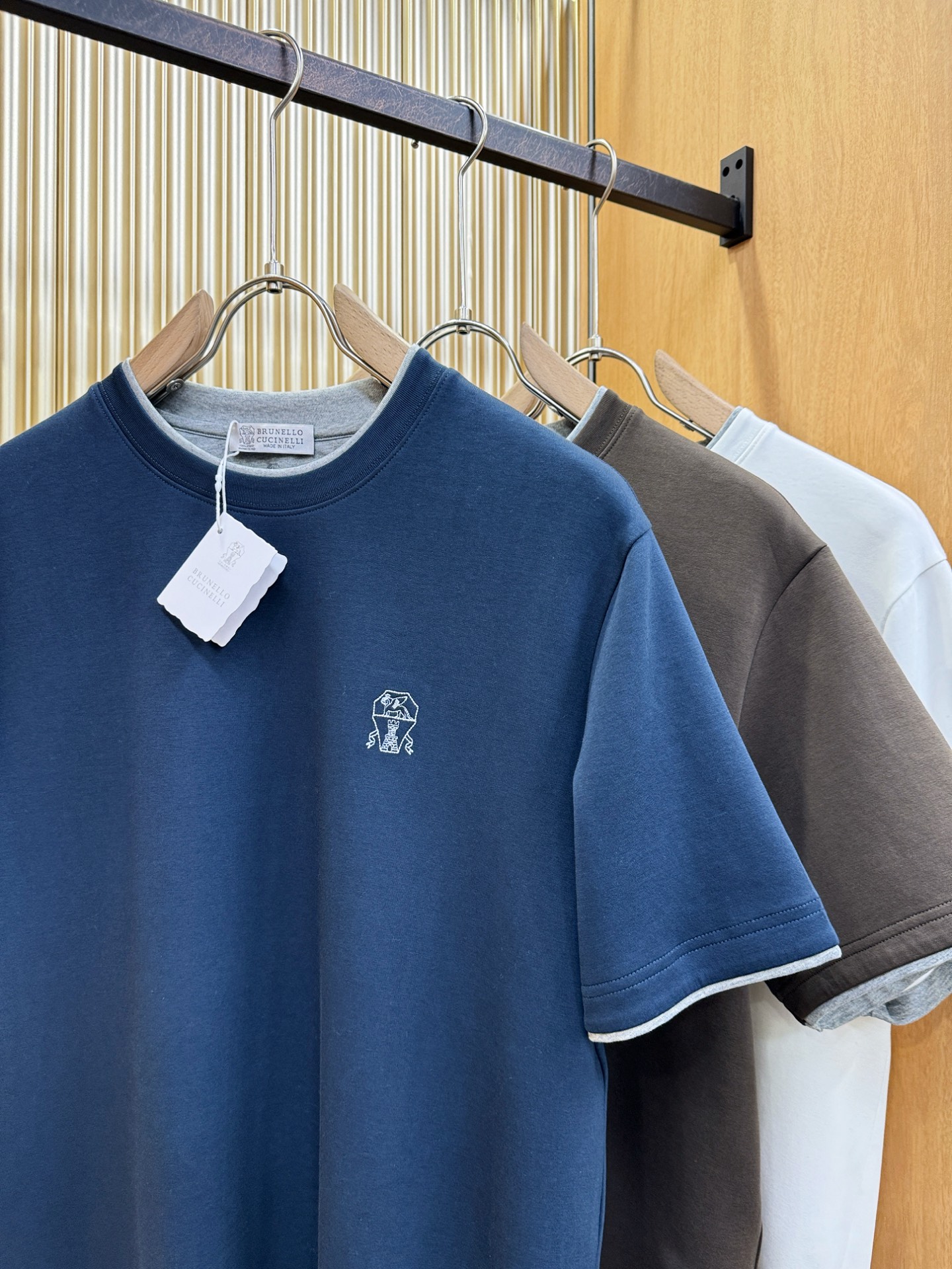 (最大可穿230斤) BC布鲁提 2025新款短袖T恤！走秀图案时尚休闲短袖T恤衫！设计logo设计！极