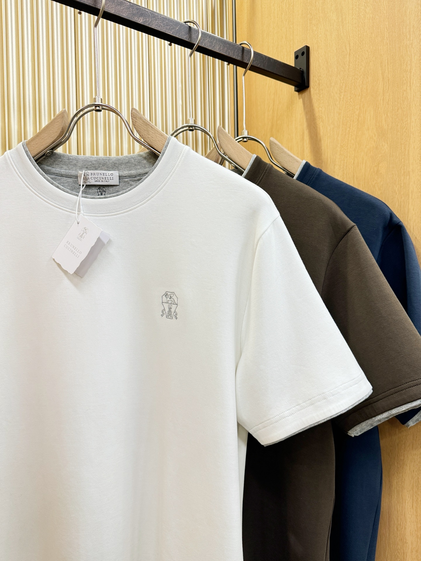 (最大可穿230斤) BC布鲁提 2025新款短袖T恤！走秀图案时尚休闲短袖T恤衫！设计logo设计！极