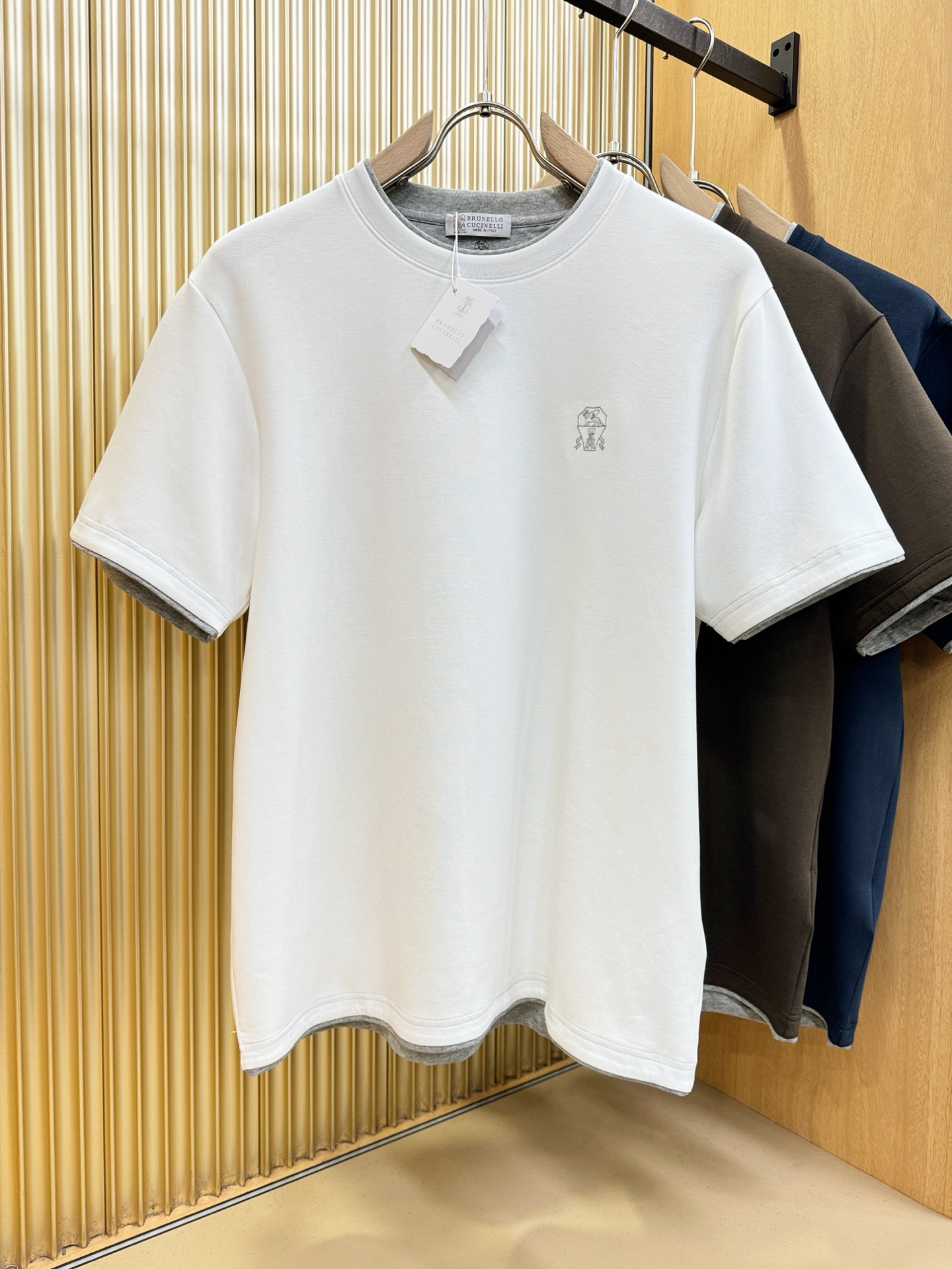 (最大可穿230斤) BC布鲁提 2025新款短袖T恤！走秀图案时尚休闲短袖T恤衫！设计logo设计！极