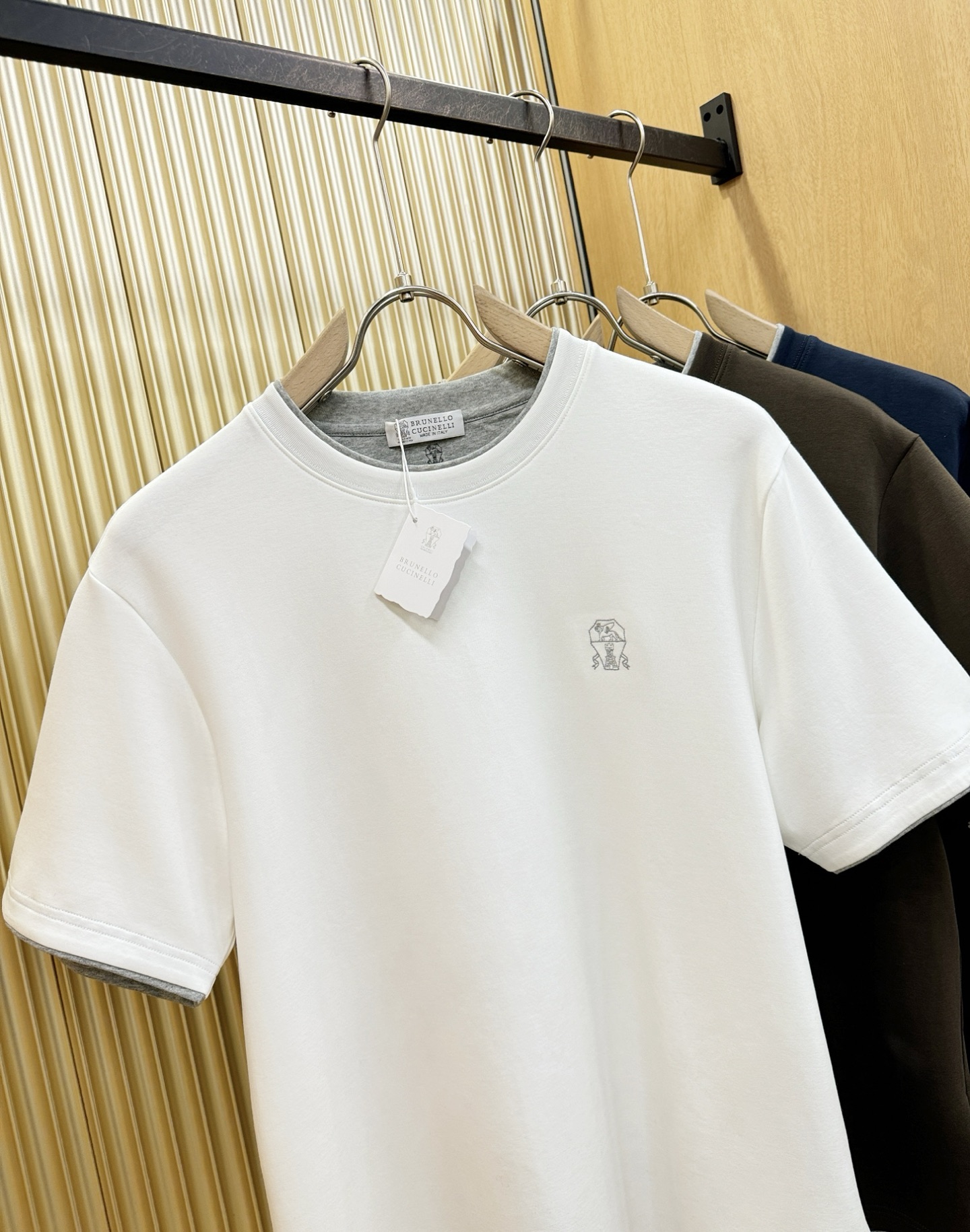 (最大可穿230斤) BC布鲁提 2025新款短袖T恤！走秀图案时尚休闲短袖T恤衫！设计logo设计！极