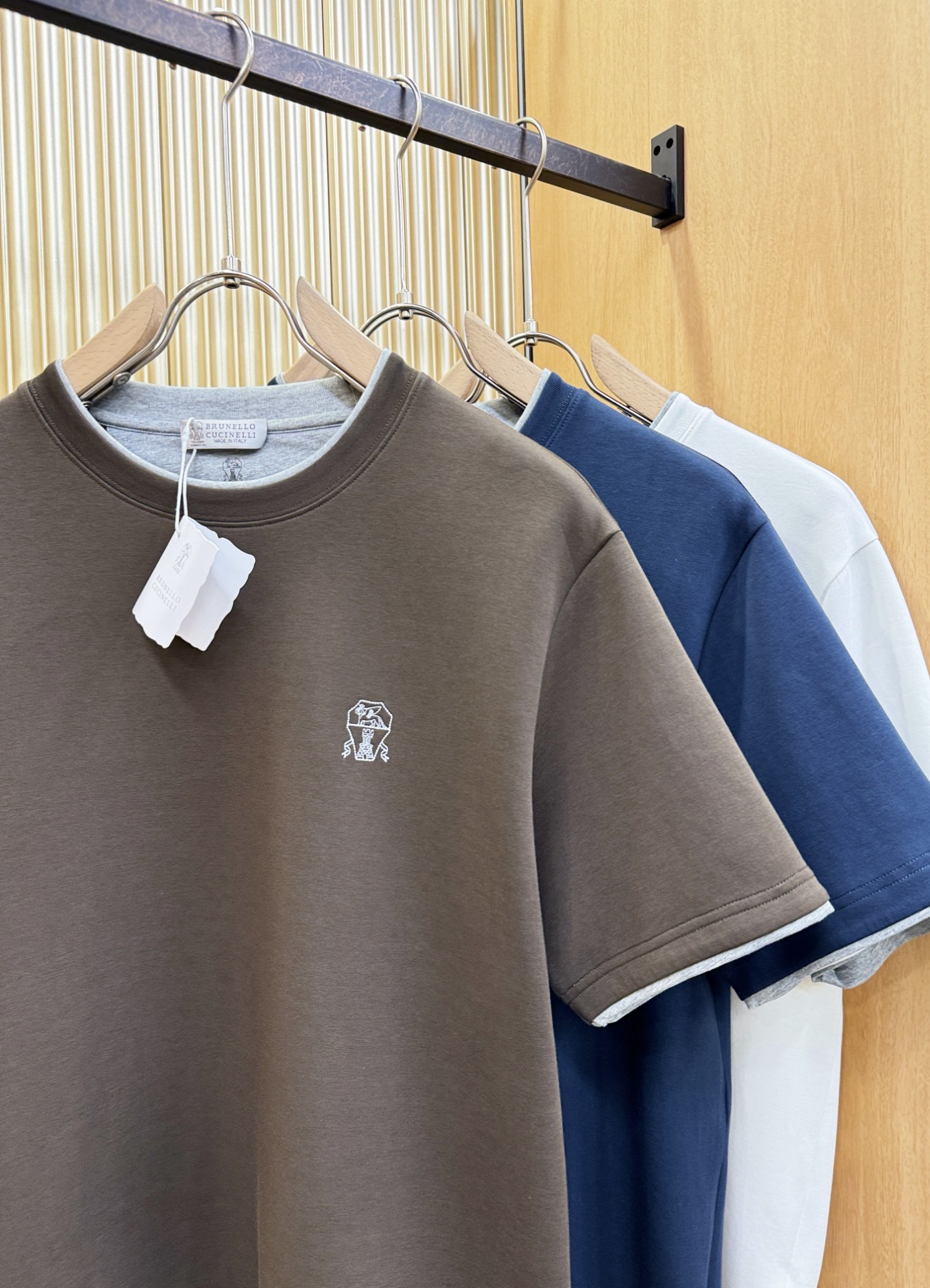 (最大可穿230斤) BC布鲁提 2025新款短袖T恤！走秀图案时尚休闲短袖T恤衫！设计logo设计！极