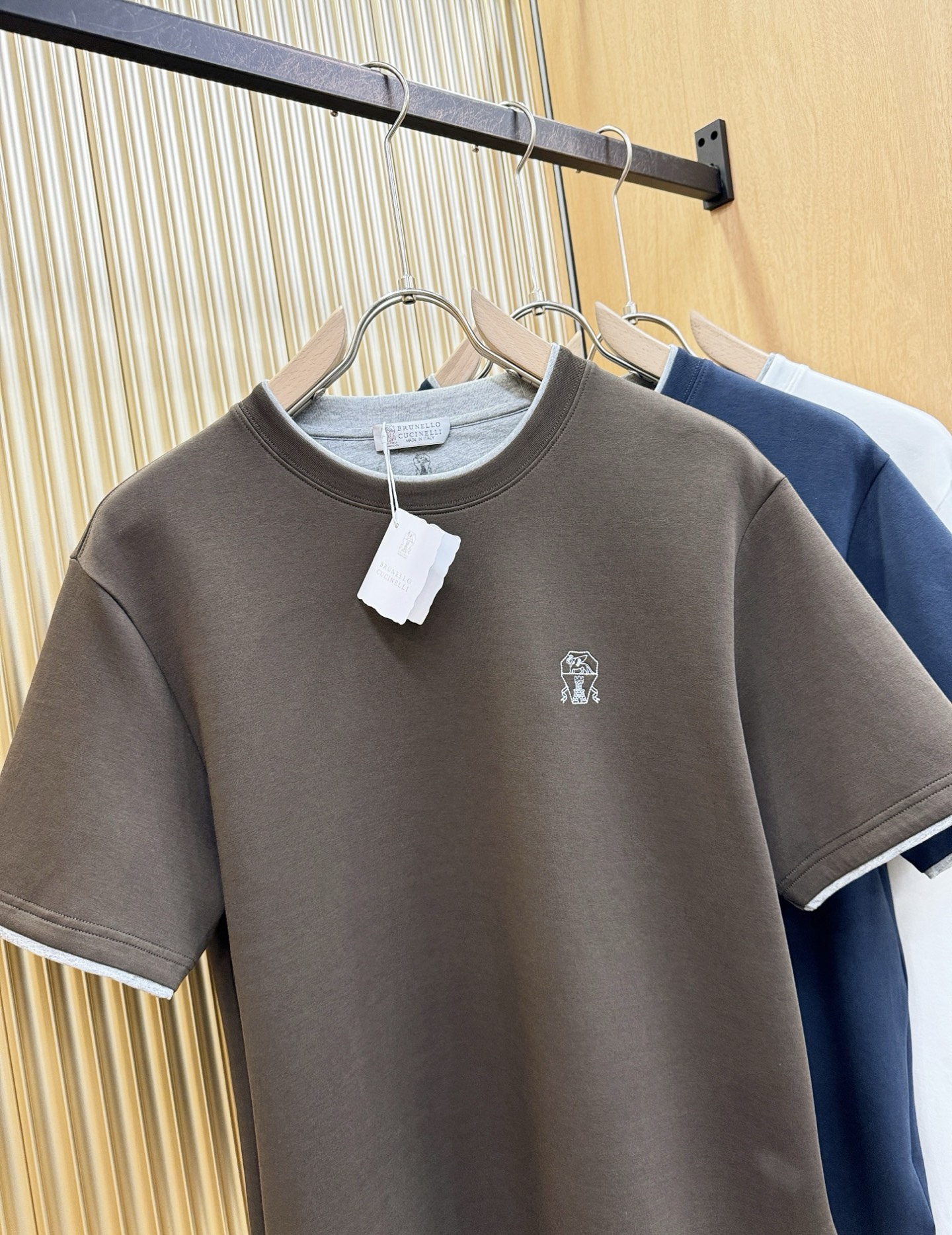 (最大可穿230斤) BC布鲁提 2025新款短袖T恤！走秀图案时尚休闲短袖T恤衫！设计logo设计！极