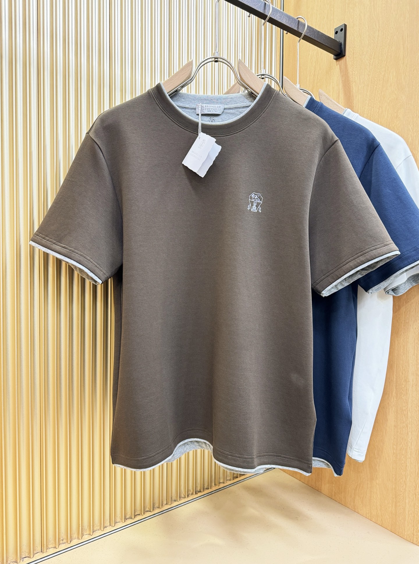 (最大可穿230斤) BC布鲁提 2025新款短袖T恤！走秀图案时尚休闲短袖T恤衫！设计logo设计！极