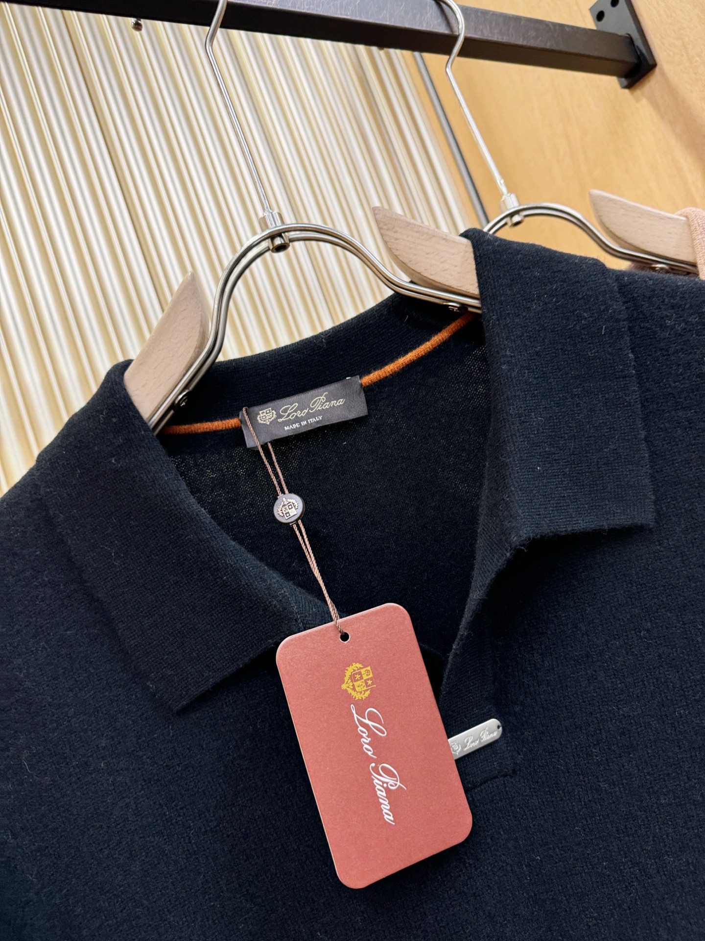 (最大可穿230斤) Loro Piana诺悠翩雅 2025秋冬新款羊绒毛衣，羊绒+绵羊毛。logo图案