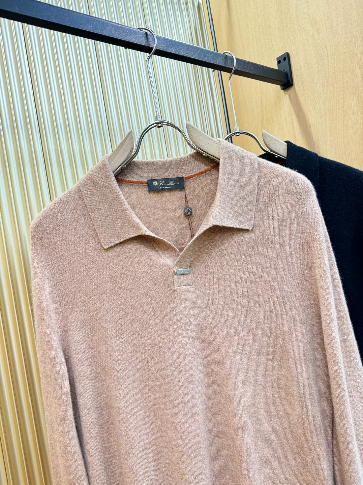 (最大可穿230斤) Loro Piana诺悠翩雅 2025秋冬新款羊绒毛衣，羊绒+绵羊毛。logo图案