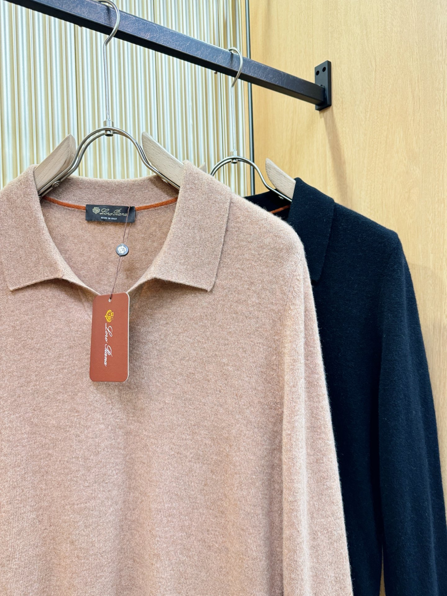 (最大可穿230斤) Loro Piana诺悠翩雅 2025秋冬新款羊绒毛衣，羊绒+绵羊毛。logo图案