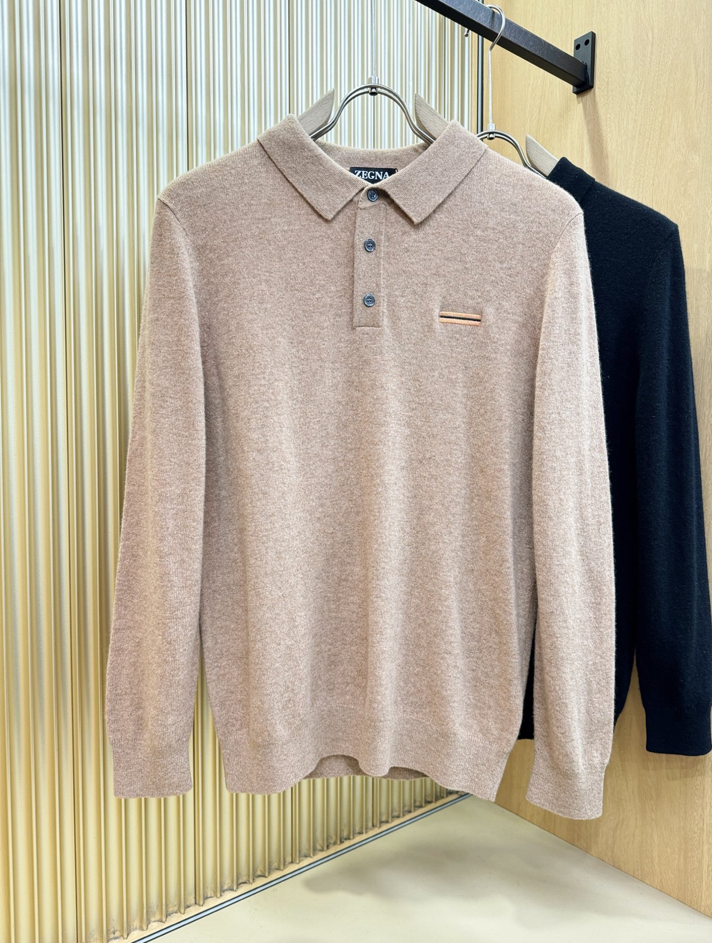 (最大可穿230斤) Ermenegildo Zeg*a杰*亚 2025秋冬新款羊绒毛衣，羊绒+绵羊毛。