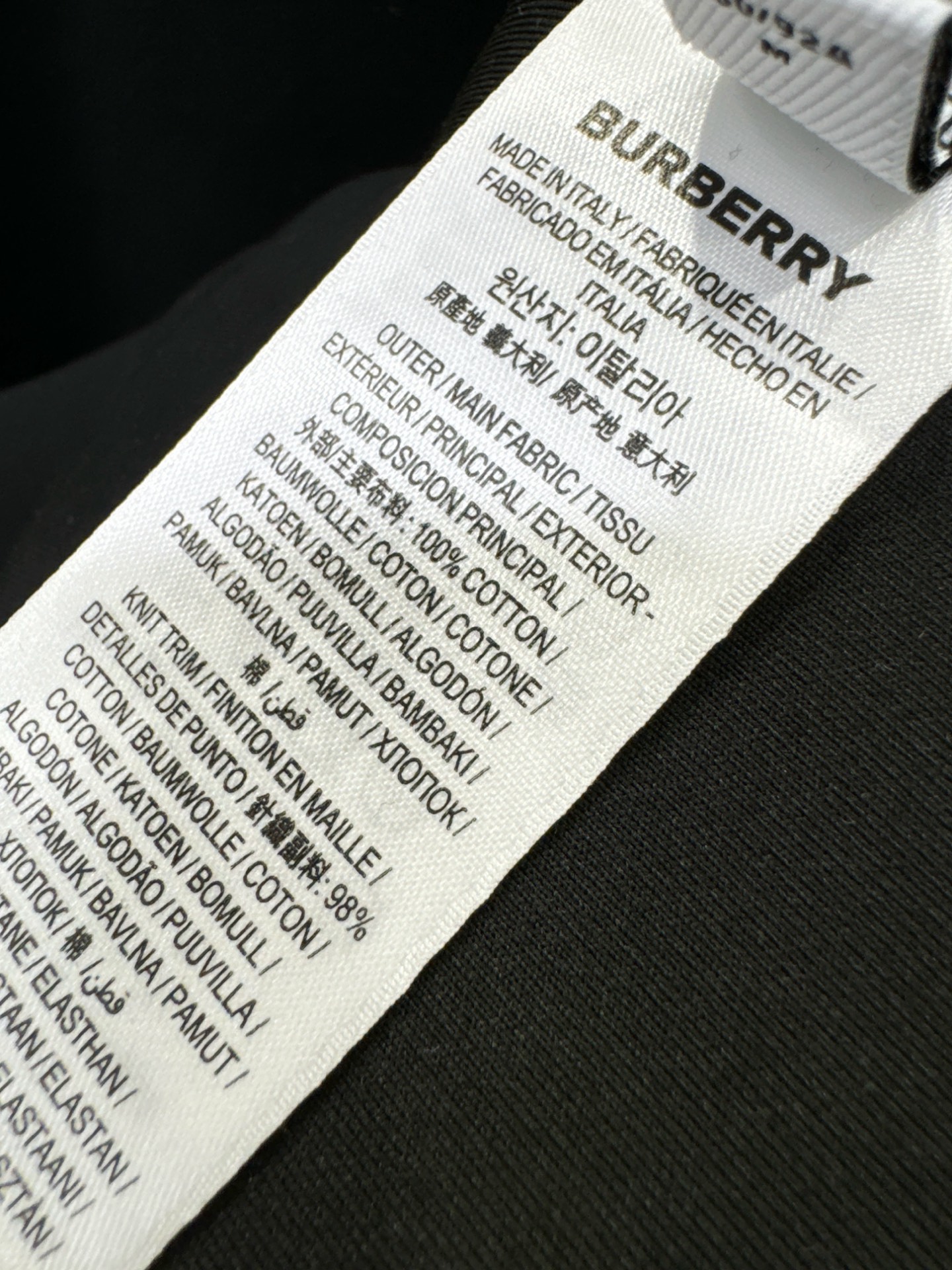 BURBERRY巴宝莉 2025ss秋冬新品 长袖T恤，经典Logo设计，百搭款 官网同步发售 定制面料