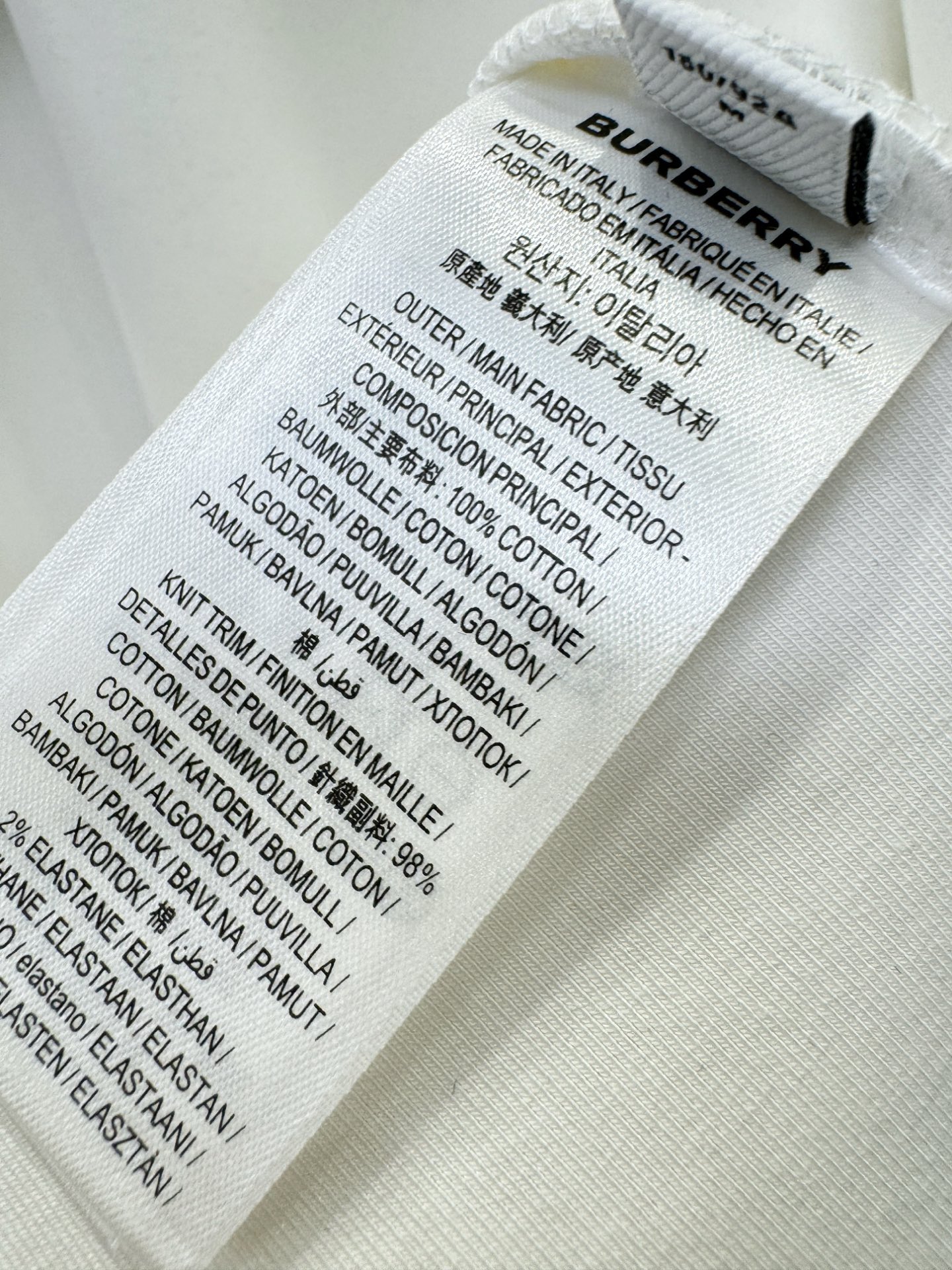 BURBERRY巴宝莉 2025ss秋冬新品 长袖T恤，经典Logo设计，百搭款 官网同步发售 定制面料