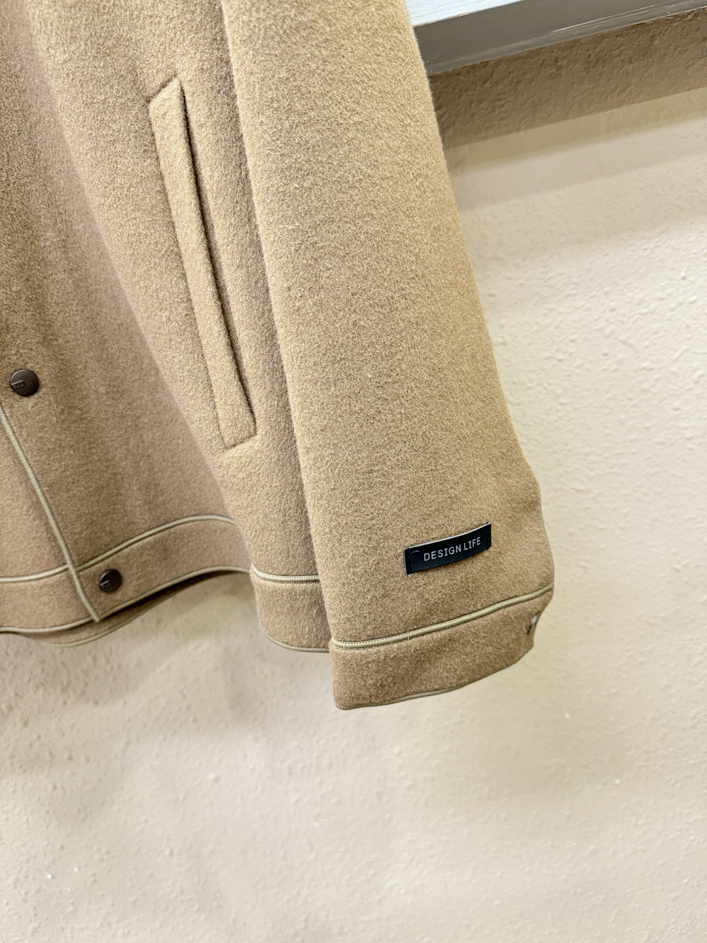 Loro Piana诺悠翩雅 2025秋冬新款外套，双面羊绒面料，原版五金配件，厚款外套，面料质感醇厚挺