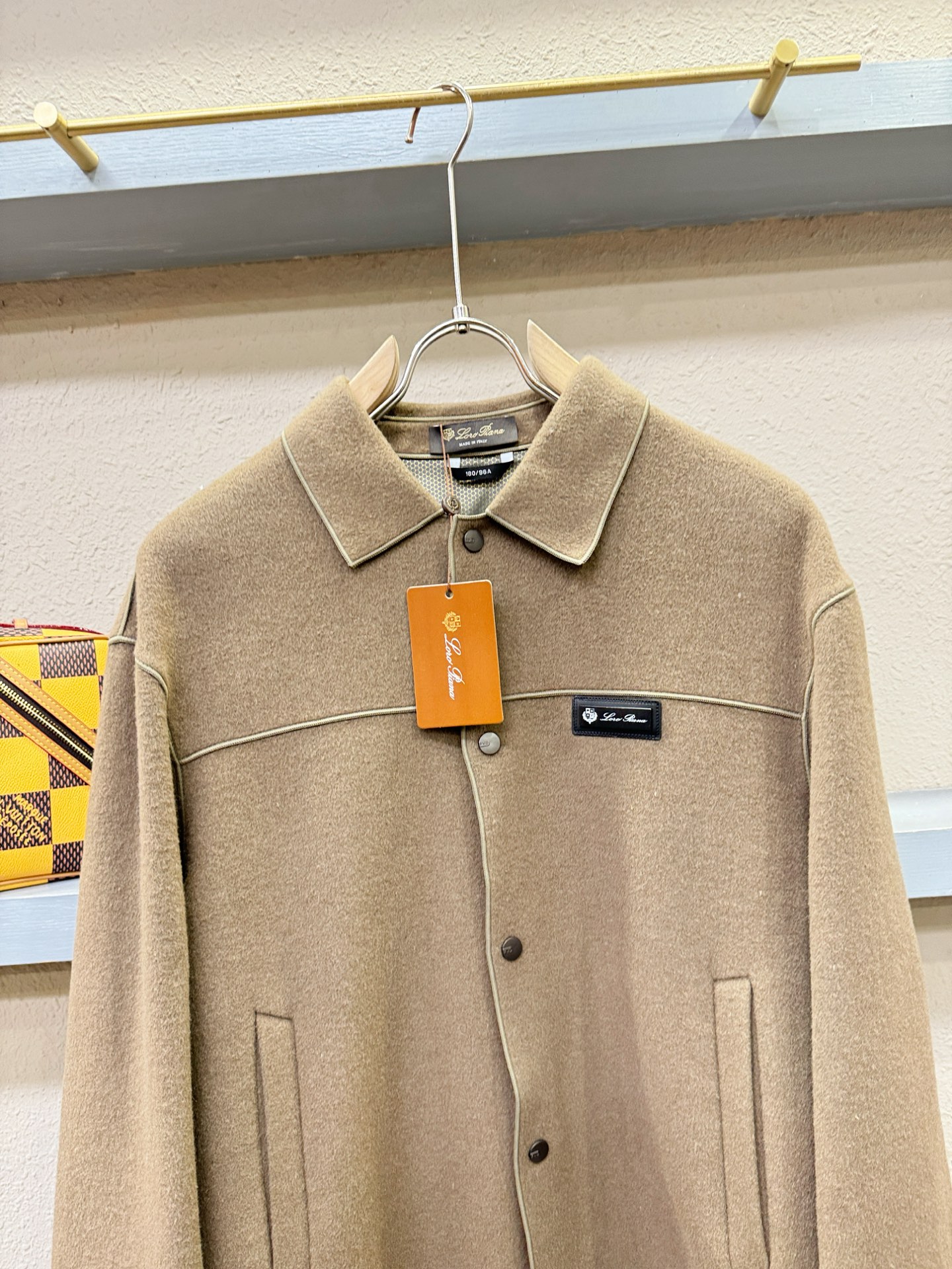 Loro Piana诺悠翩雅 2025秋冬新款外套，双面羊绒面料，原版五金配件，厚款外套，面料质感醇厚挺