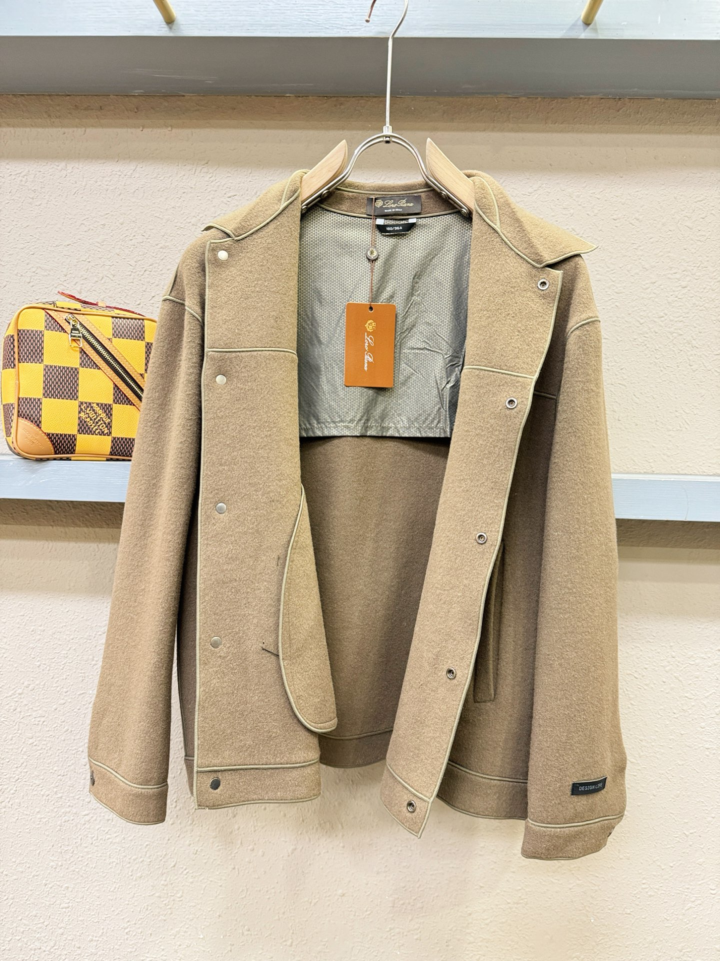 Loro Piana诺悠翩雅 2025秋冬新款外套，双面羊绒面料，原版五金配件，厚款外套，面料质感醇厚挺