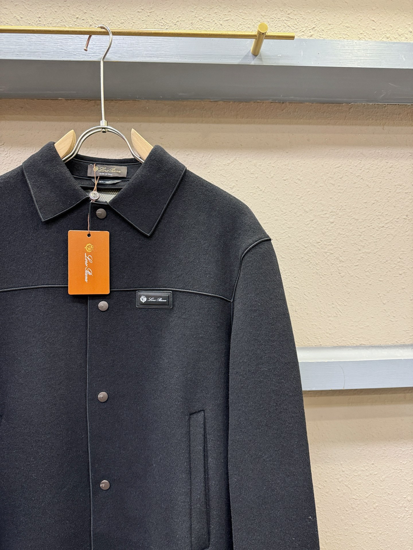 Loro Piana诺悠翩雅 2025秋冬新款外套，双面羊绒面料，原版五金配件，厚款外套，面料质感醇厚挺