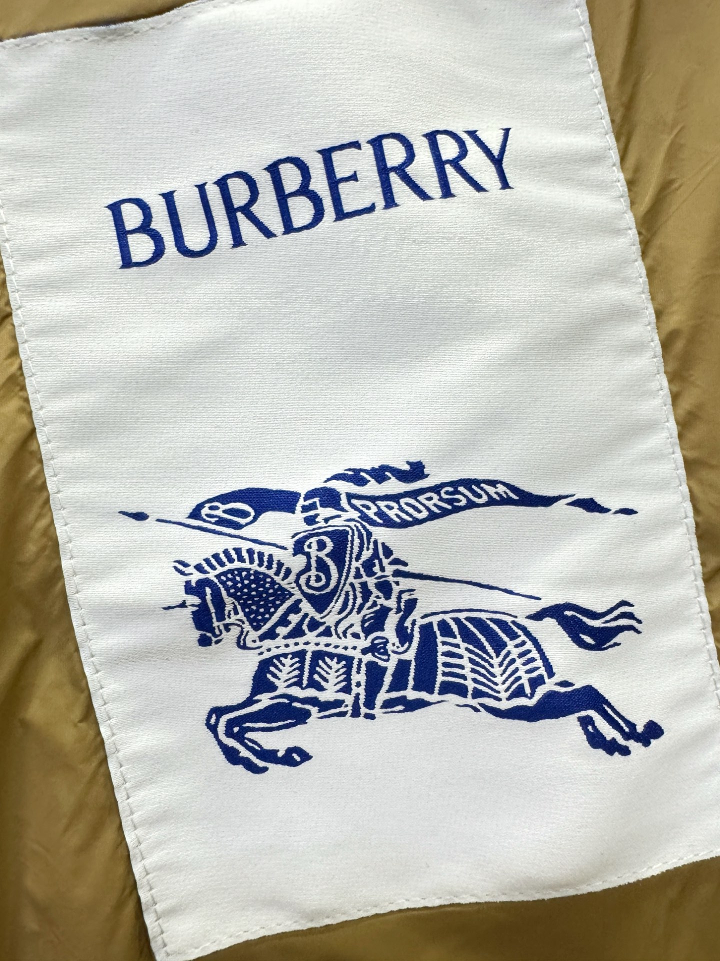 BURBERRY巴宝莉 2025新款羽绒服，秀场新品，品相非常完美，专柜高科技防水面料，内里90%白鹅绒