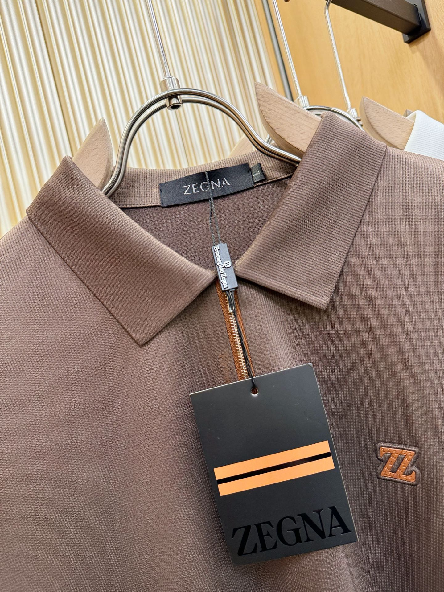 Ermenegildo Zeg*a杰*亚 2025秋冬新品，官网同步 经典大气百搭Polo领长袖T恤，顶