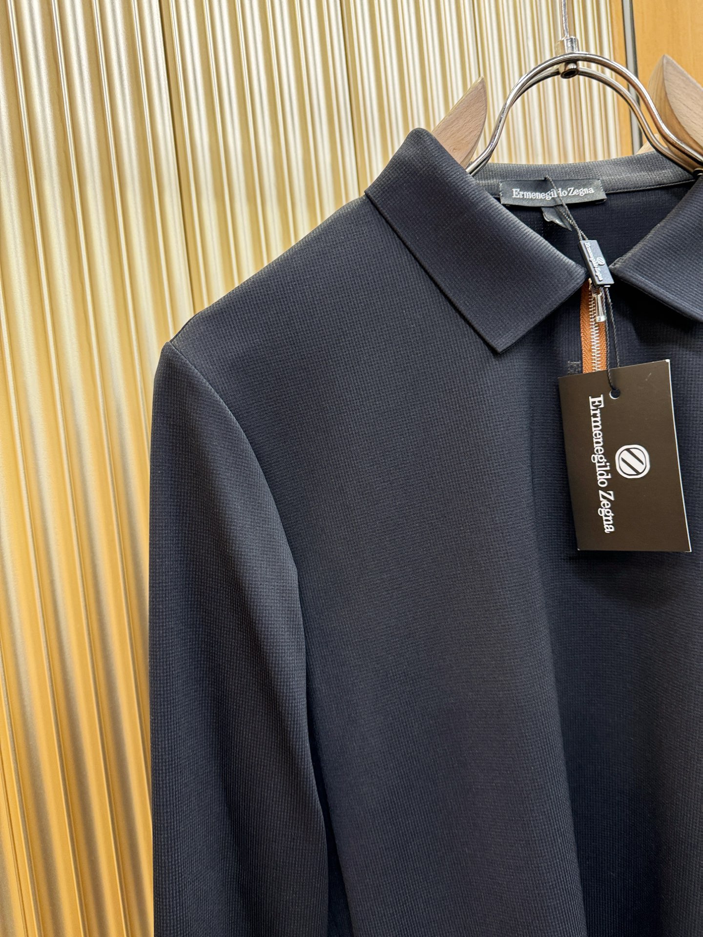 Ermenegildo Zeg*a杰*亚 2025秋冬新品，官网同步 经典大气百搭Polo领长袖T恤，顶