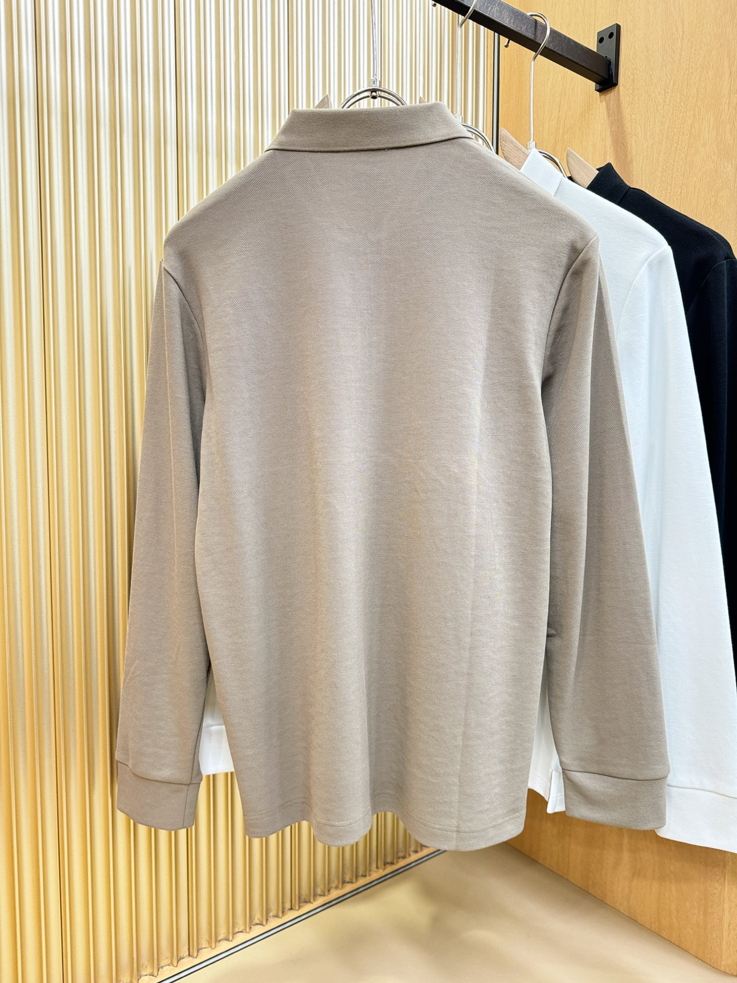 Ermenegildo Zeg*a杰*亚 2025秋冬新品，官网同步 经典大气百搭Polo领长袖T恤，顶