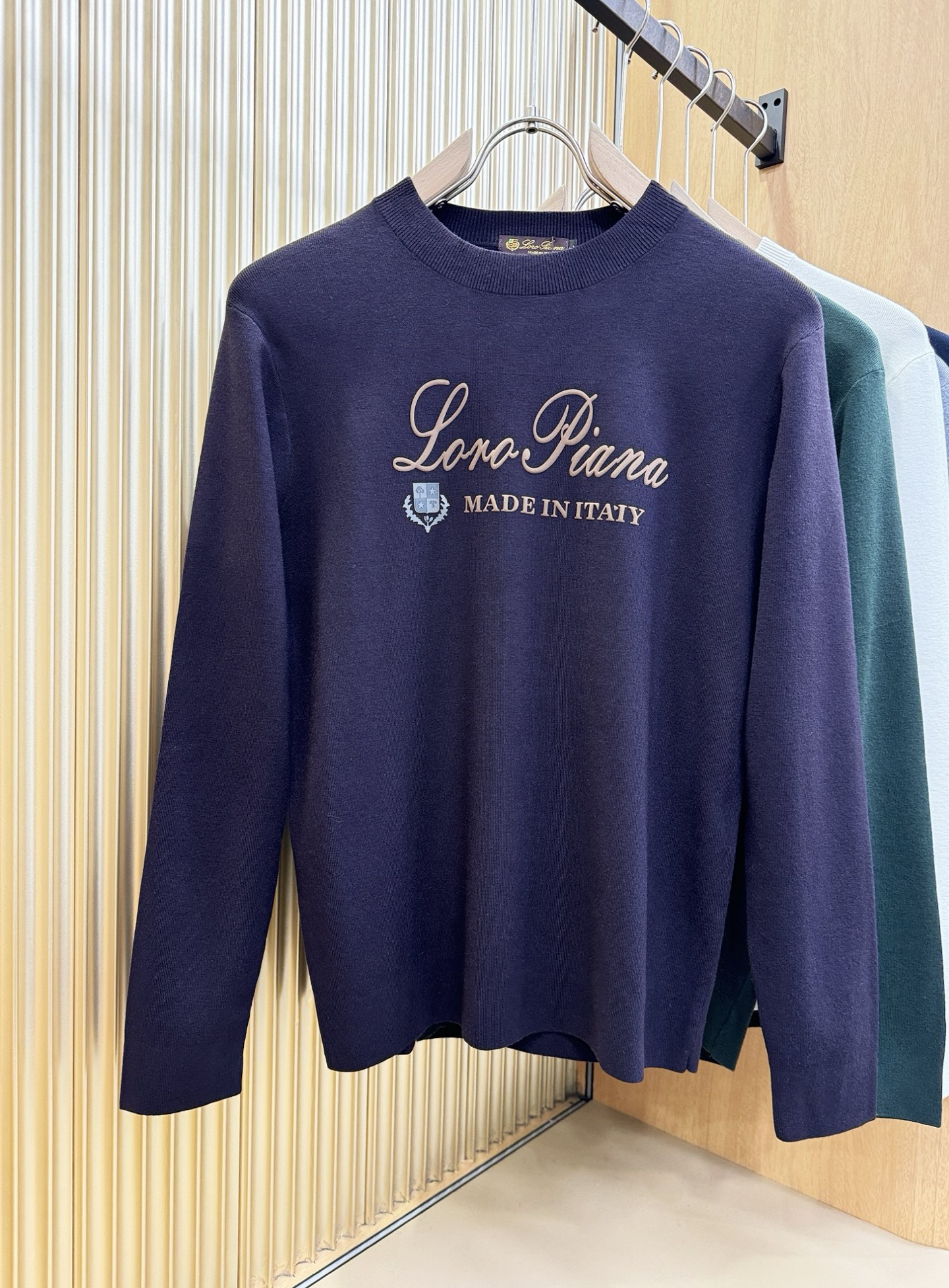 Loro Piana诺悠翩雅 2025新款毛衣，胸前logo设计！贸易公司渠道稀出，同步官网发售！秋冬系