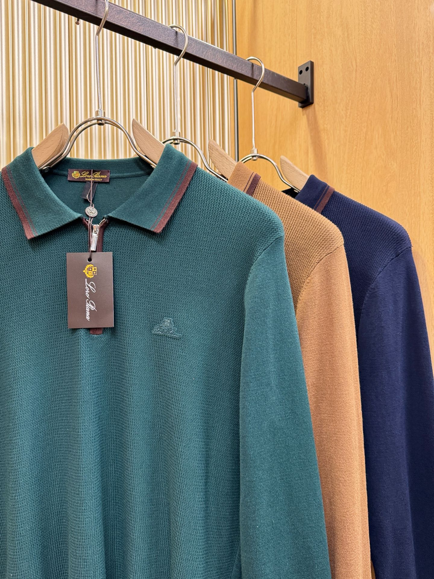 Loro Piana诺悠翩雅 2025新款毛衣，胸前logo设计！贸易公司渠道稀出，同步官网发售！秋冬系