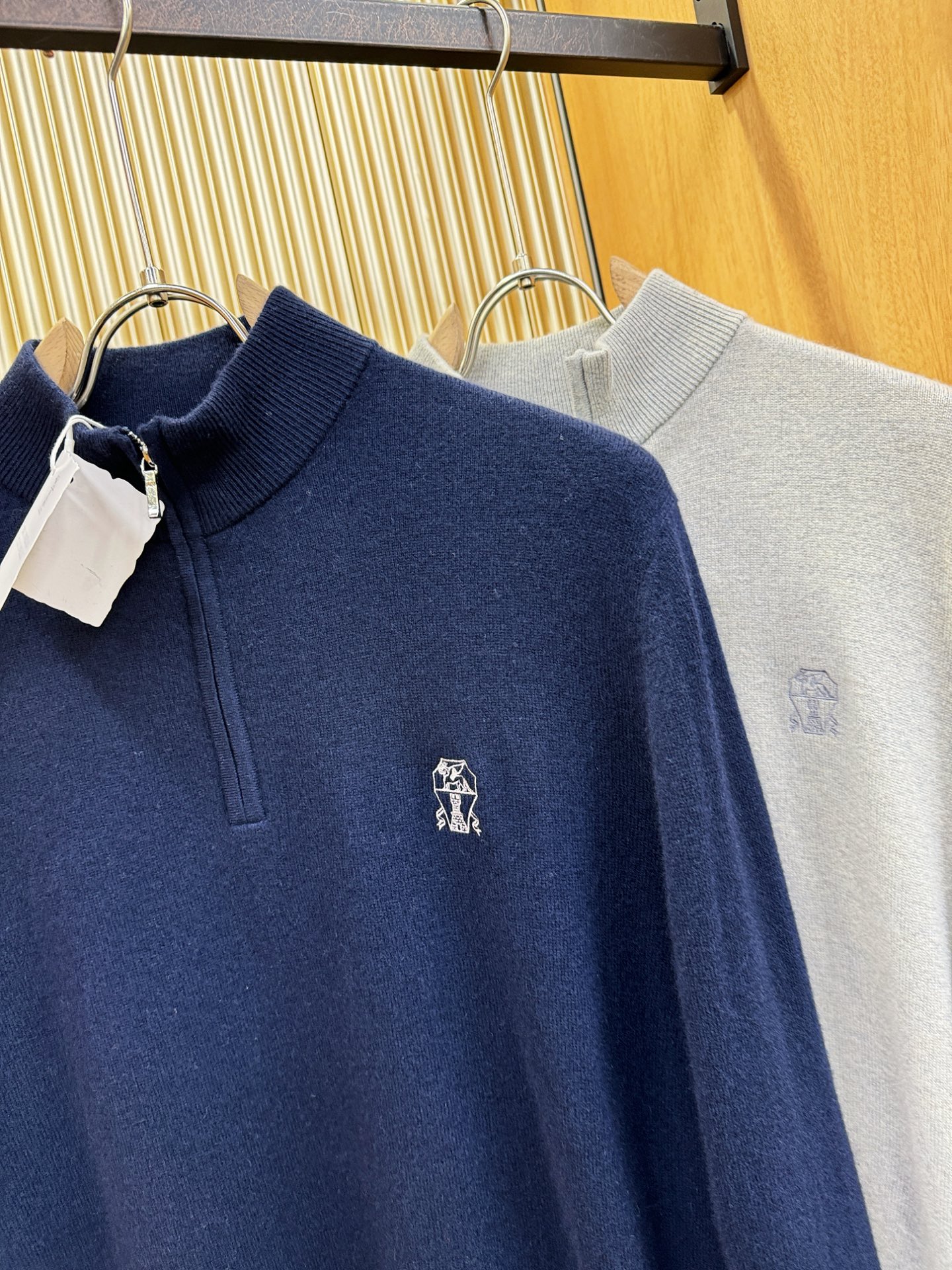 BC布鲁提 2025秋冬新款羊绒毛衣，顶级羊绒面料，logo图案设计，胸前logo设计！秋冬系列经典设计