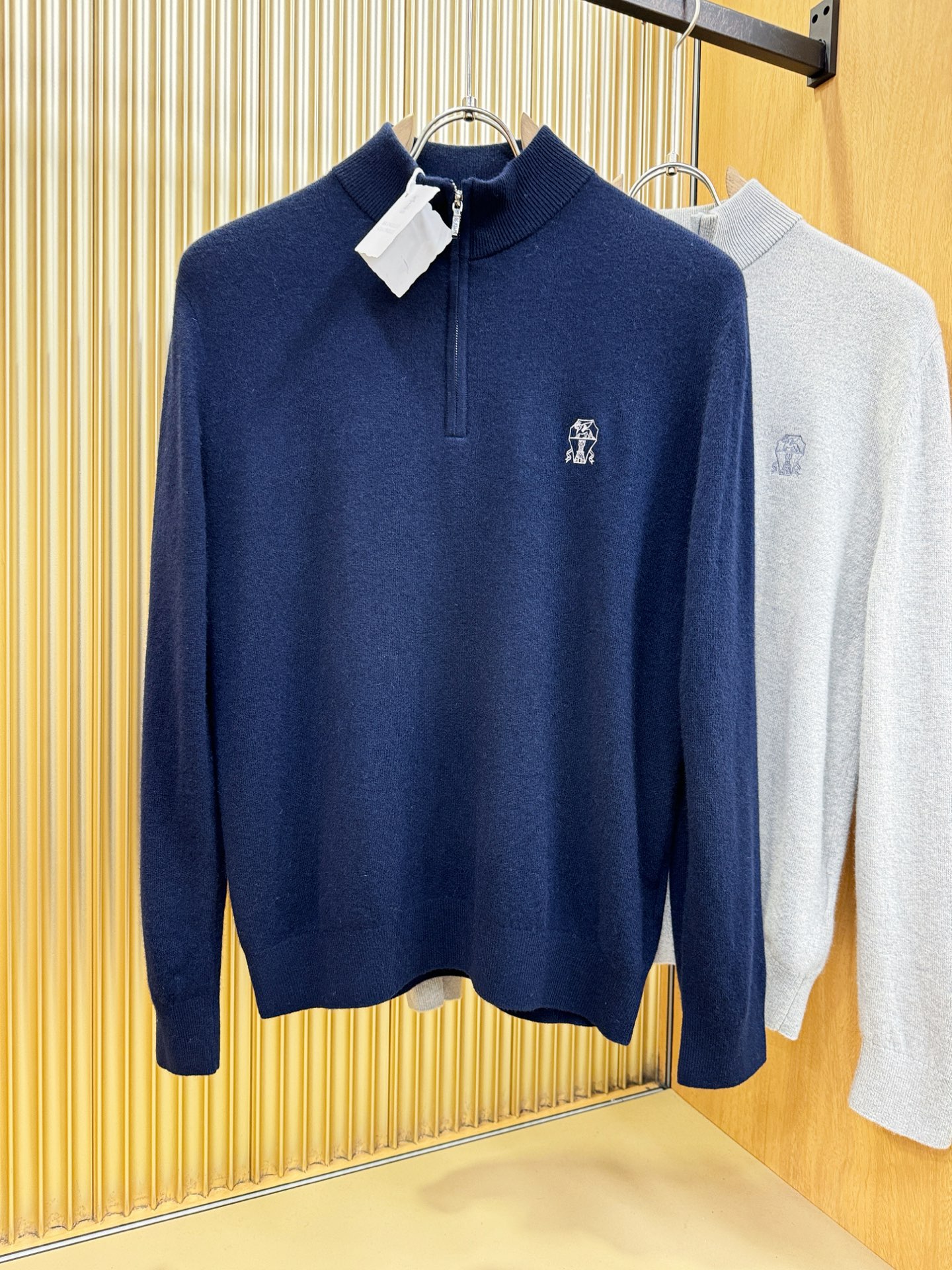 BC布鲁提 2025秋冬新款羊绒毛衣，顶级羊绒面料，logo图案设计，胸前logo设计！秋冬系列经典设计