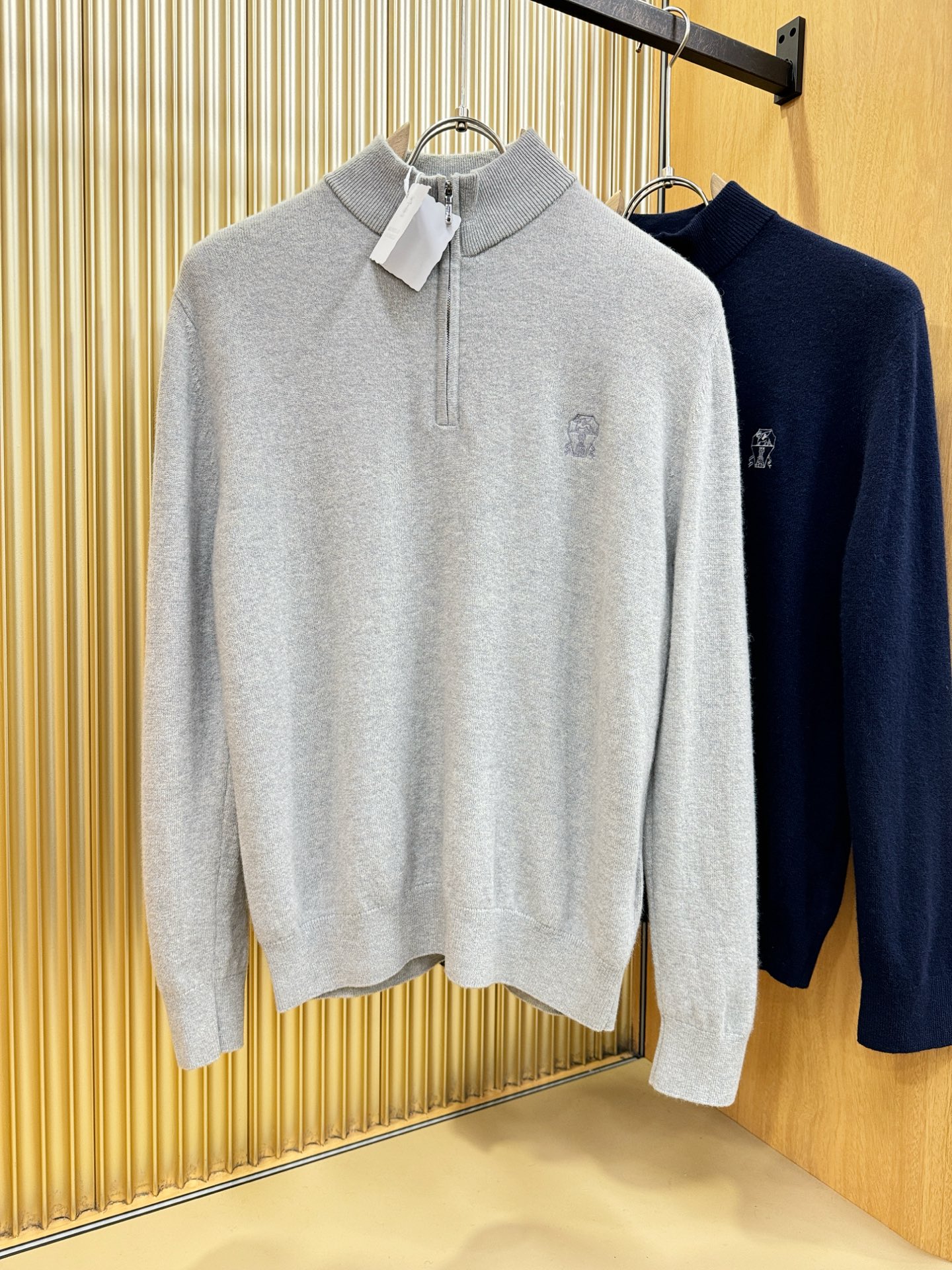 BC布鲁提 2025秋冬新款羊绒毛衣，顶级羊绒面料，logo图案设计，胸前logo设计！秋冬系列经典设计