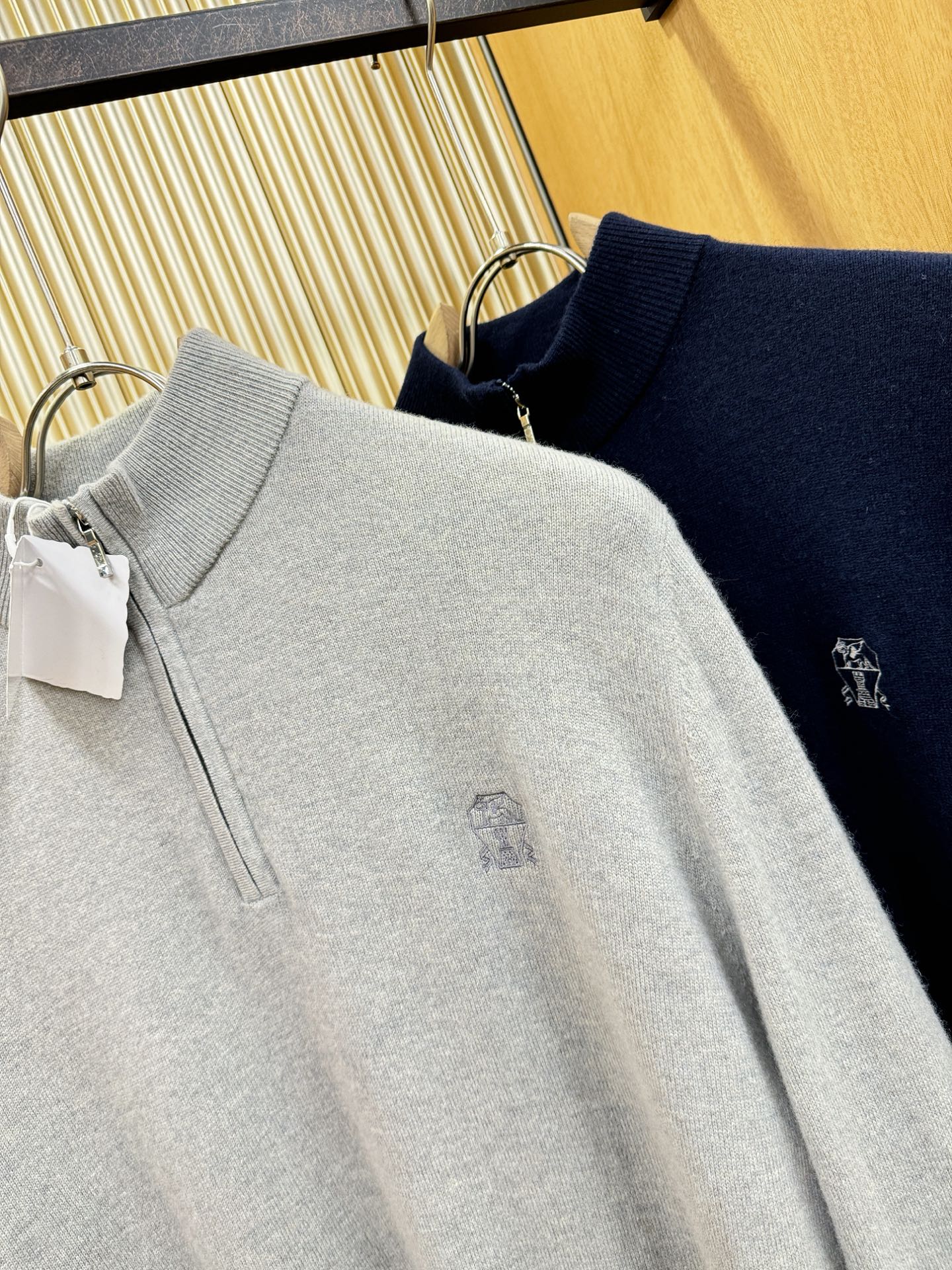 BC布鲁提 2025秋冬新款羊绒毛衣，顶级羊绒面料，logo图案设计，胸前logo设计！秋冬系列经典设计