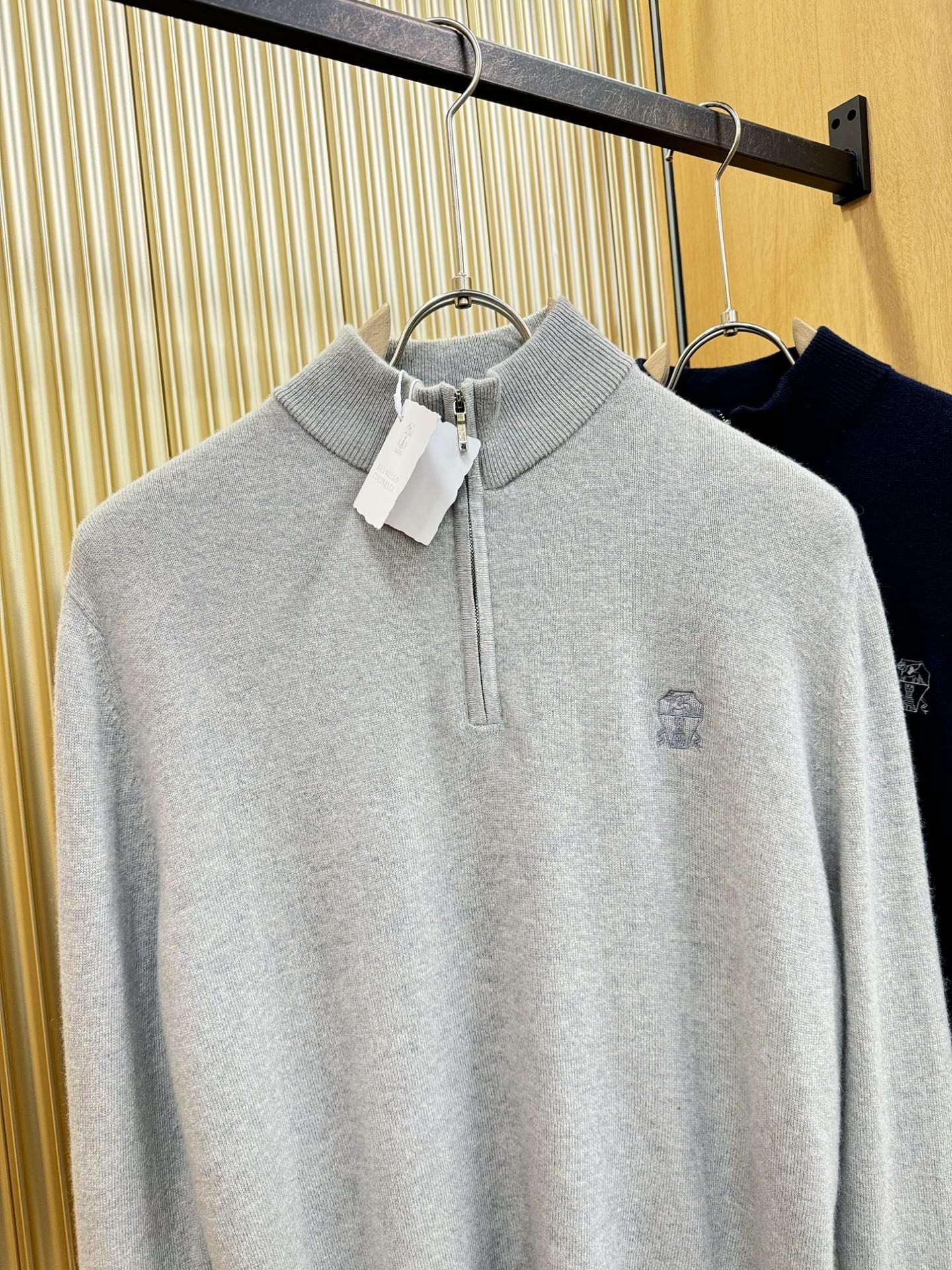 BC布鲁提 2025秋冬新款羊绒毛衣，顶级羊绒面料，logo图案设计，胸前logo设计！秋冬系列经典设计