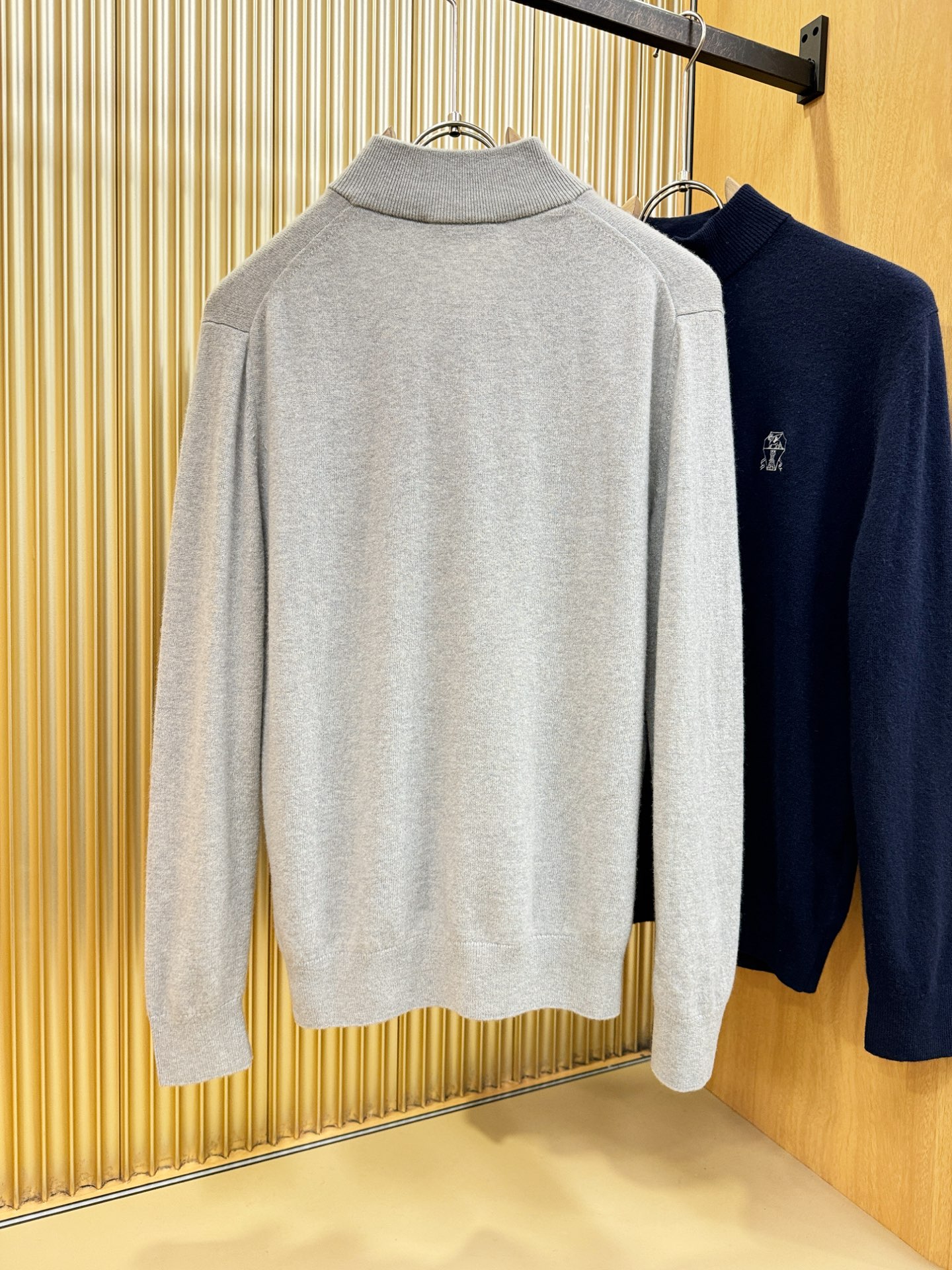 BC布鲁提 2025秋冬新款羊绒毛衣，顶级羊绒面料，logo图案设计，胸前logo设计！秋冬系列经典设计