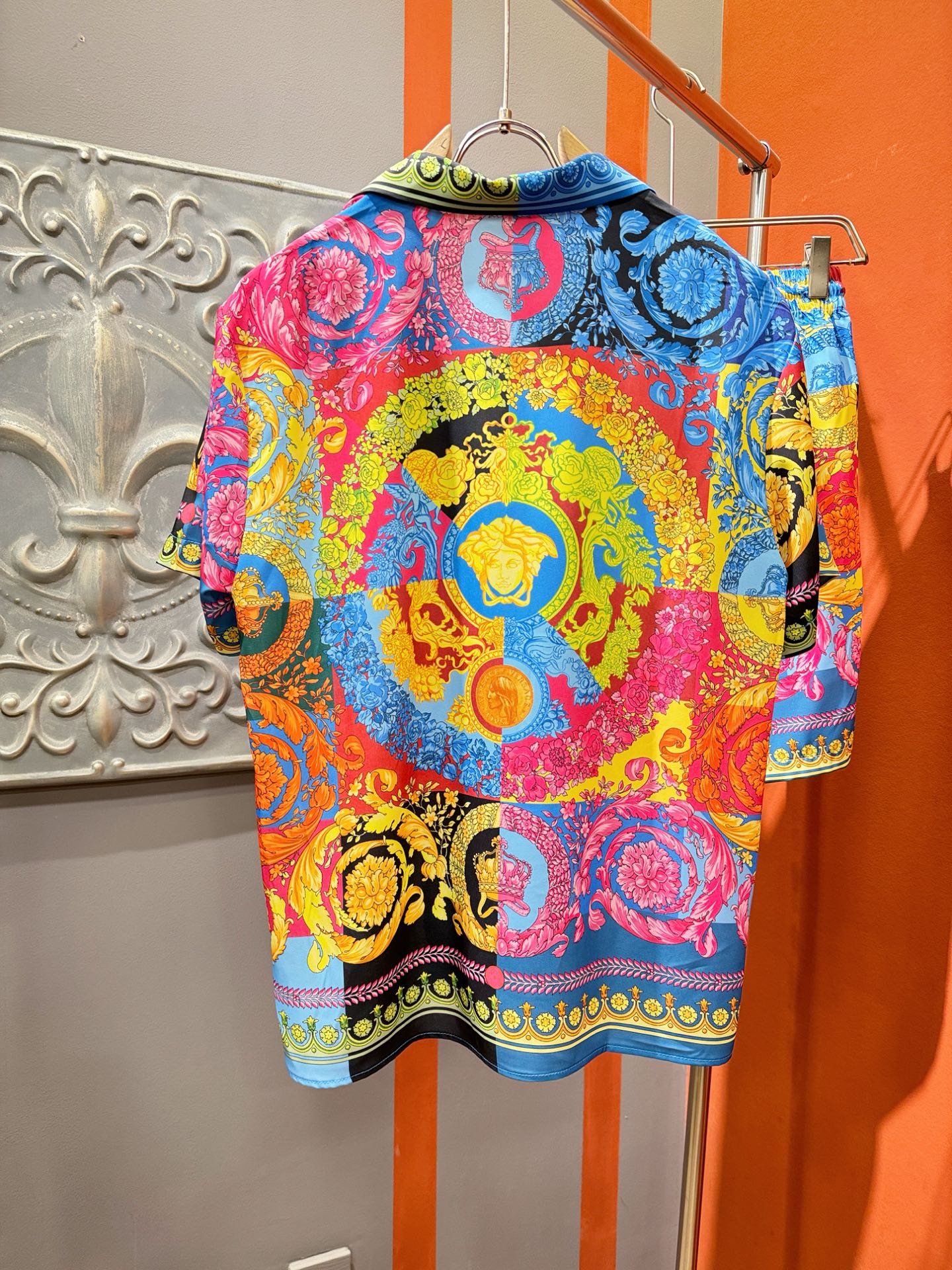 高定款(真丝面料升级 ) DG 最大可穿250斤，2025新款真丝套装，男女同款家居服套装，定制真丝面料