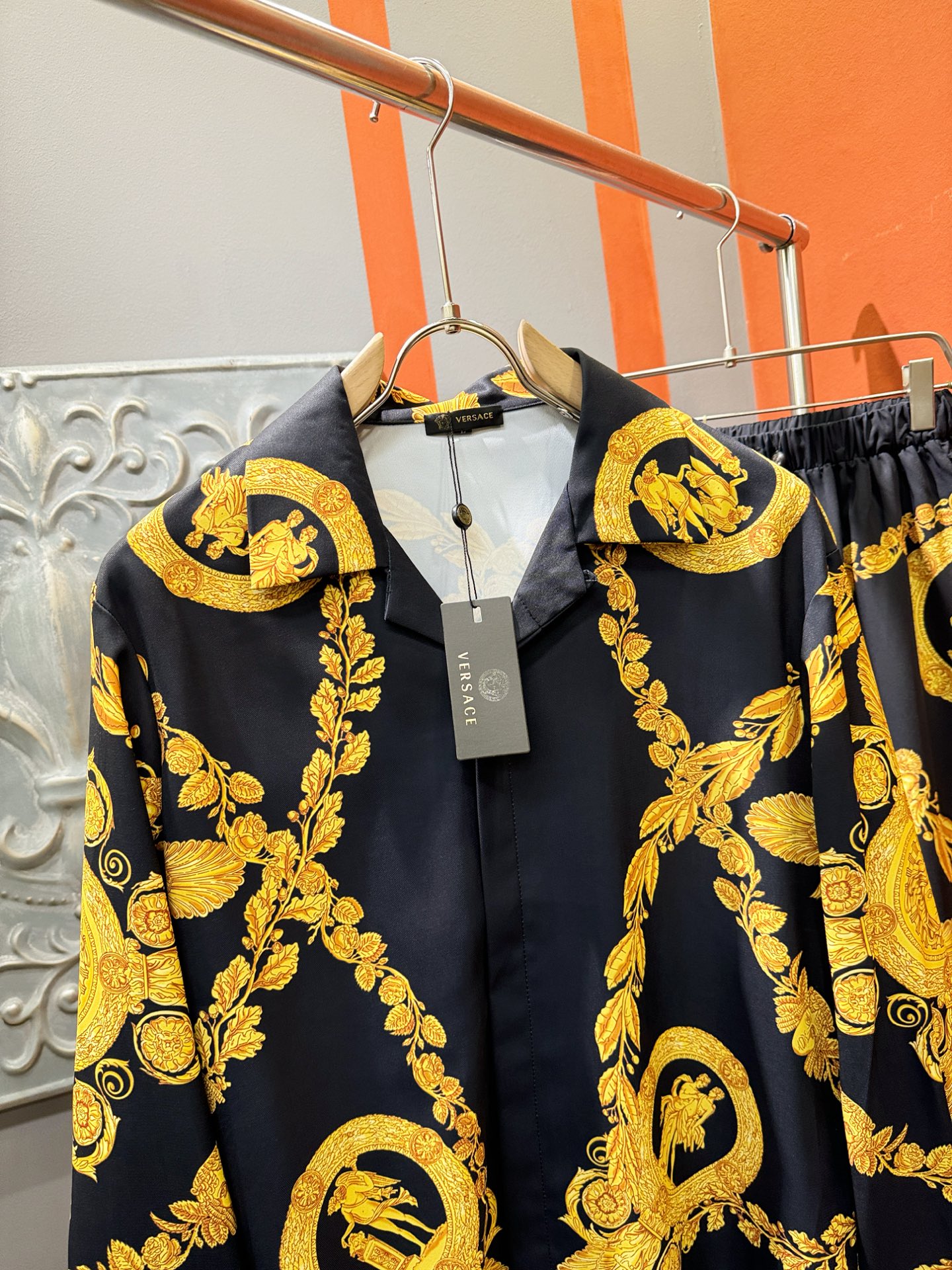 高定款(真丝面料升级 ) Versace 范思哲 最大可穿250斤‼️ 2025新款真丝套装，男女同款家