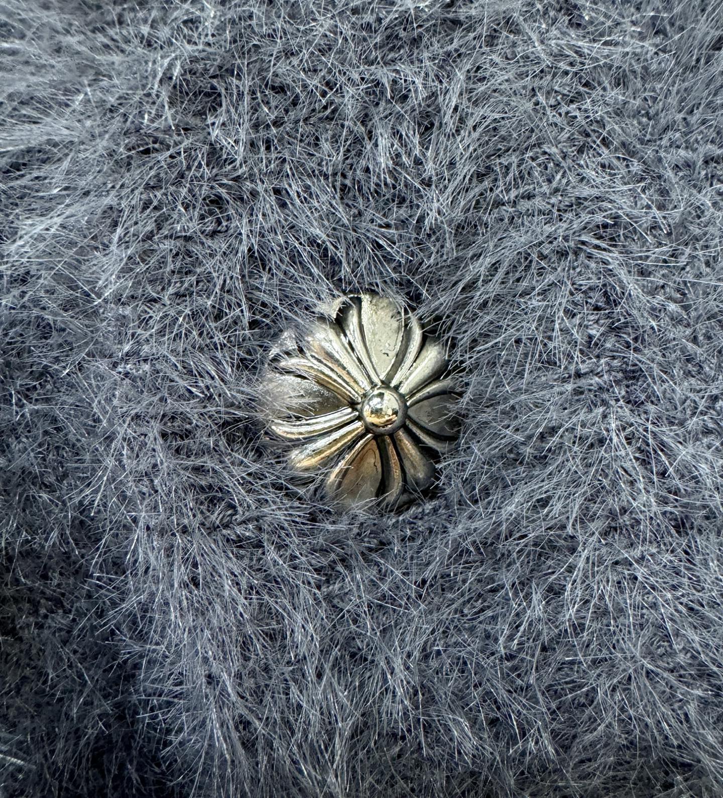 CHROME HEARTS 克罗心 2025秋冬新款水貂毛毛衣。手感柔软。 logo图案设计，贸易公司渠