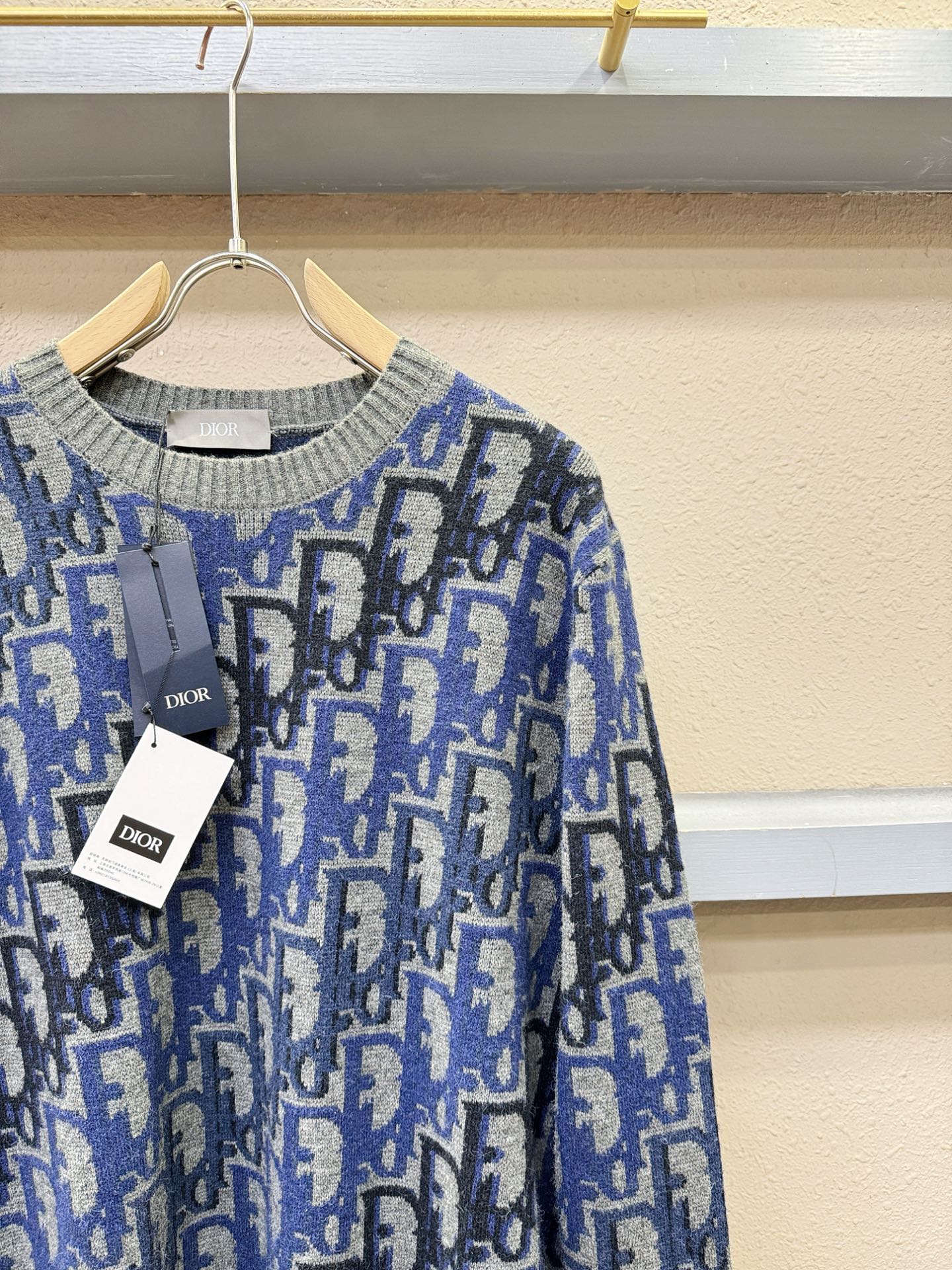 顶级版Dior迪奥 专柜同步 冬季新款羊毛衫（绵羊毛100%）甄选客供进口100％绵羊毛材质！面料手感偏