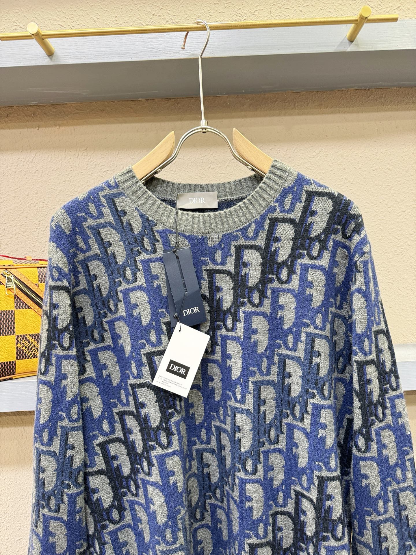 顶级版Dior迪奥 专柜同步 冬季新款羊毛衫（绵羊毛100%）甄选客供进口100％绵羊毛材质！面料手感偏