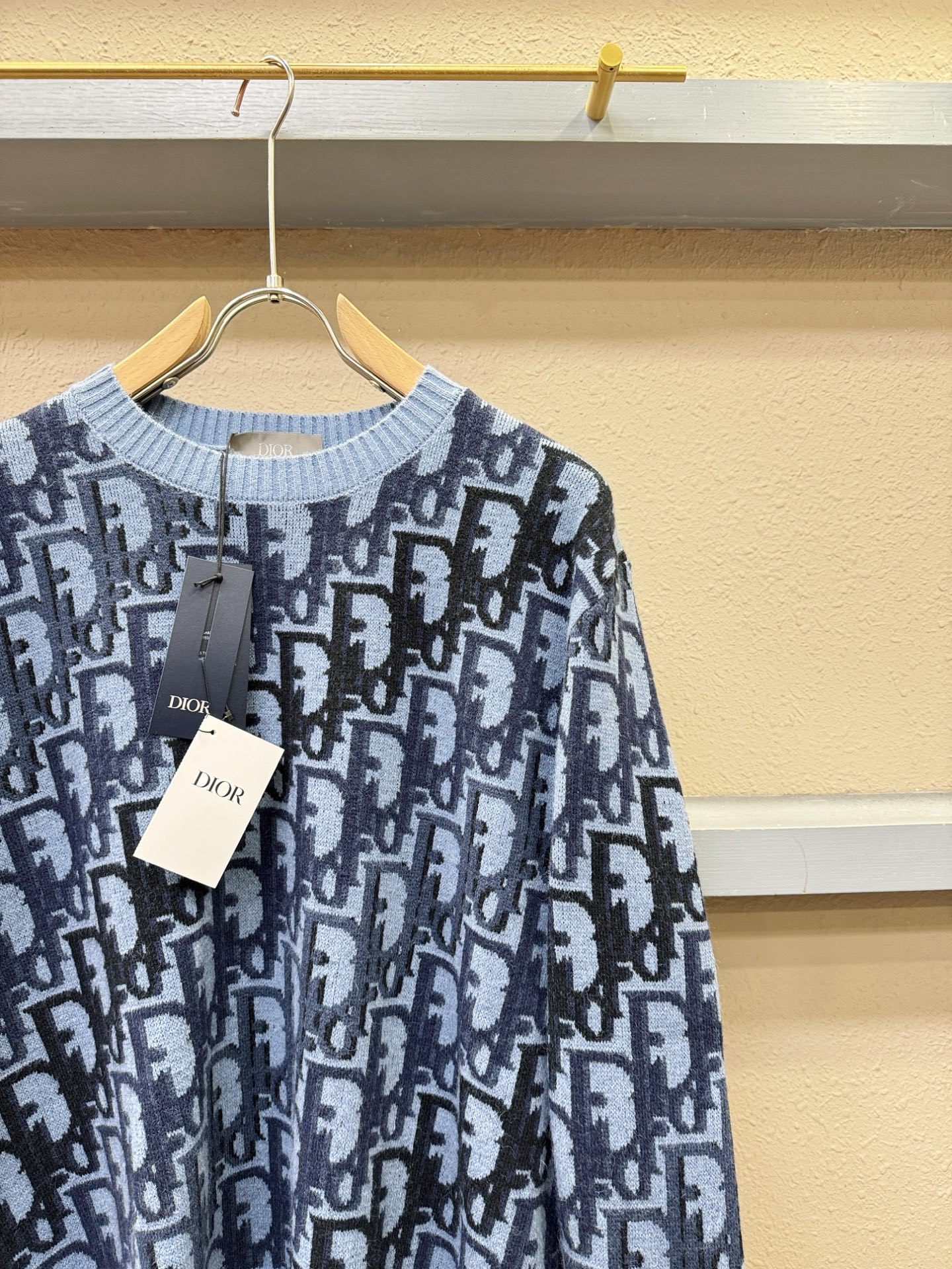 顶级版Dior迪奥 专柜同步 冬季新款羊毛衫（绵羊毛100%）甄选客供进口100％绵羊毛材质！面料手感偏