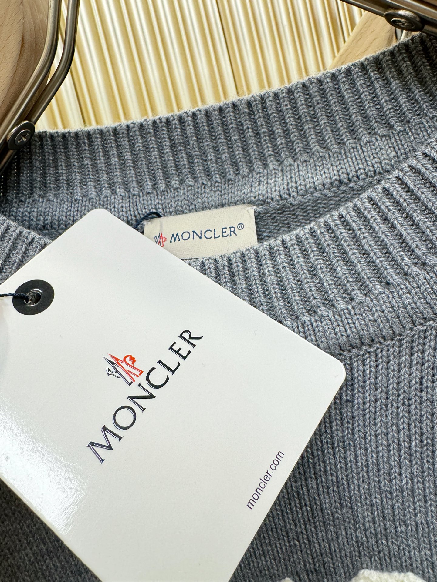 顶级版本Moncler蒙口 专柜同步冬季新款羊毛衫（绵羊毛100%）甄选客供进口100％绵羊毛材质！面料