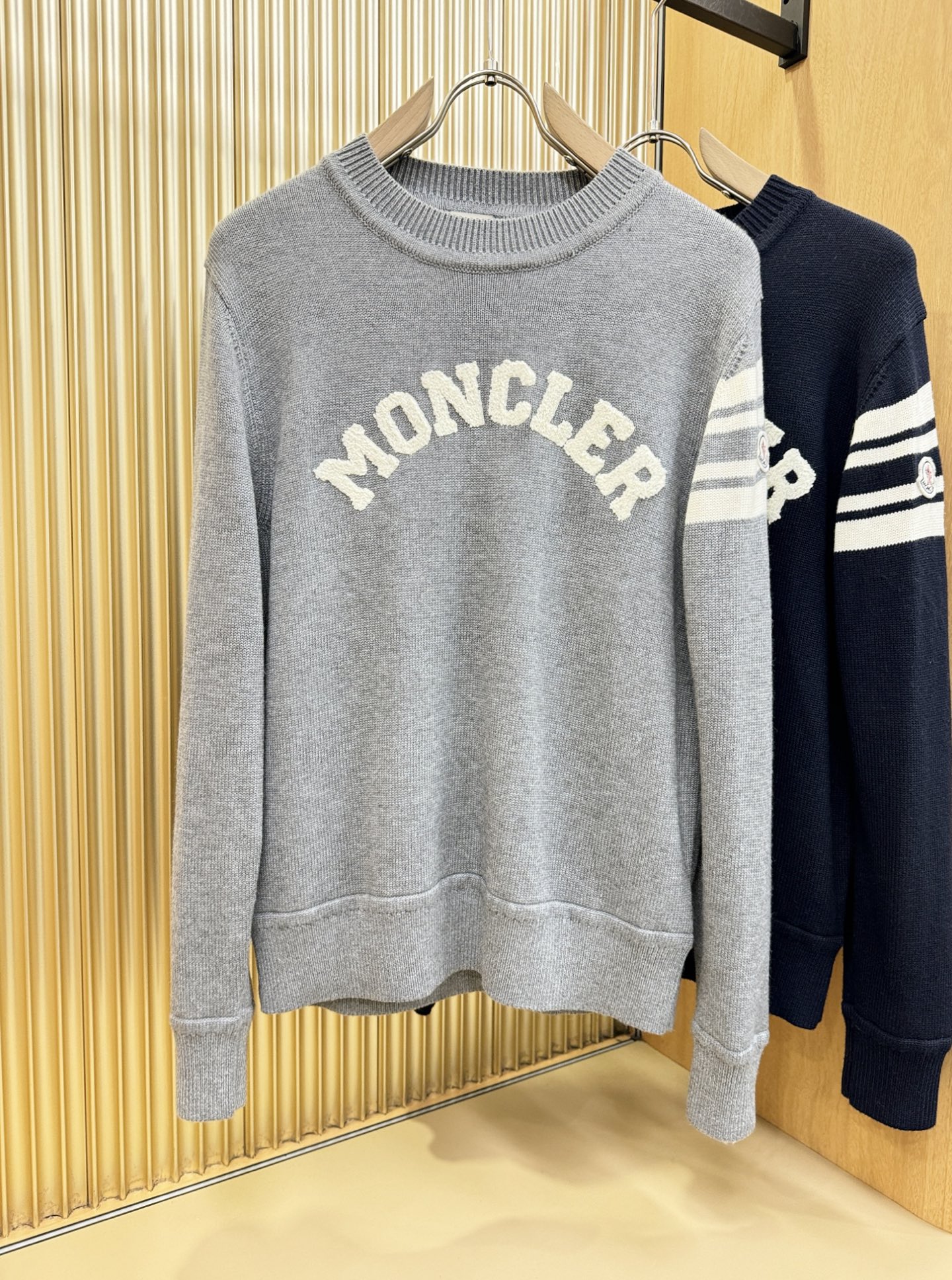 顶级版本Moncler蒙口 专柜同步冬季新款羊毛衫（绵羊毛100%）甄选客供进口100％绵羊毛材质！面料