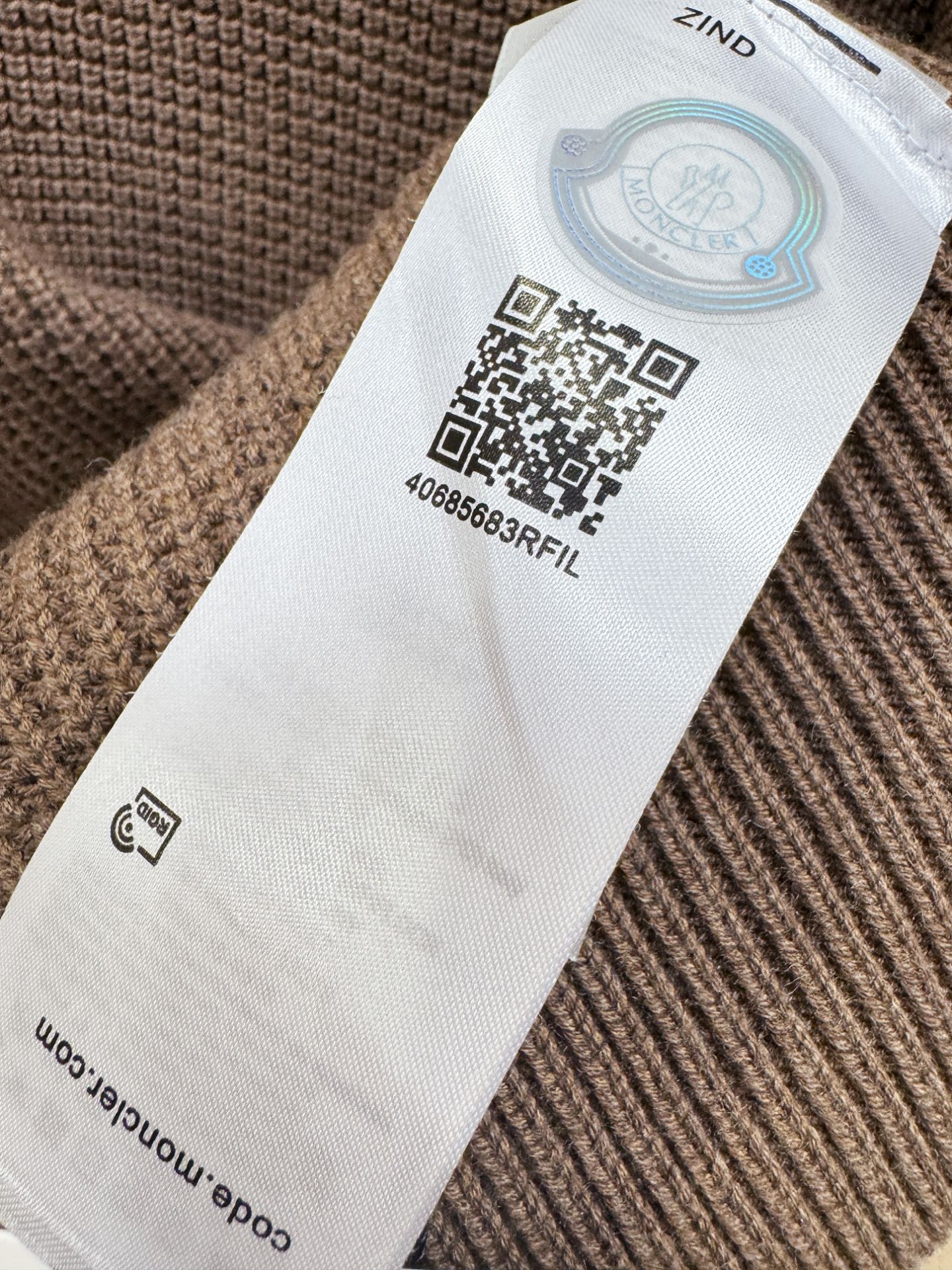 顶级版本Moncler蒙口 专柜同步冬季新款羊毛衫（绵羊毛100%）甄选客供进口100％绵羊毛材质！面料