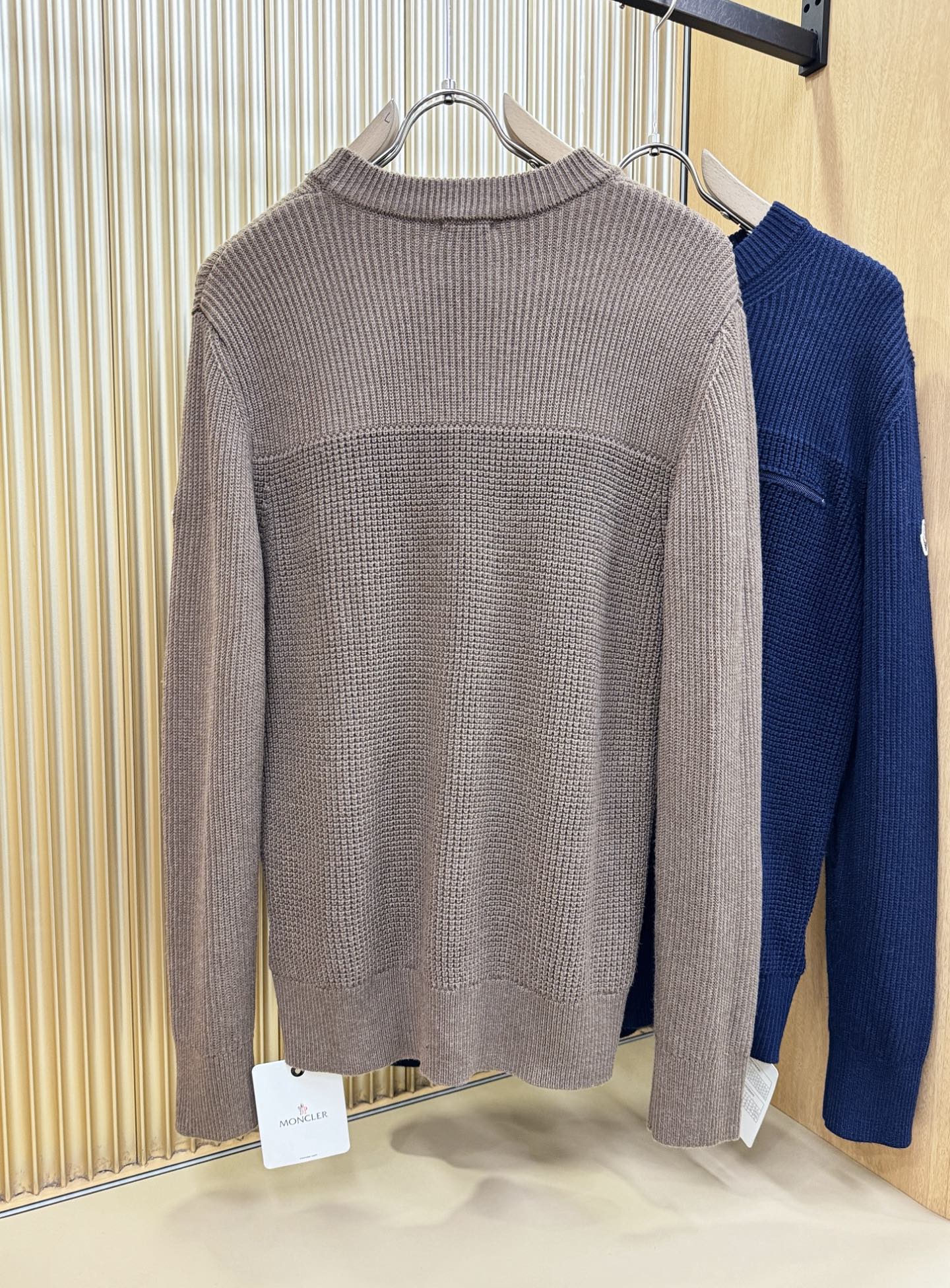 顶级版本Moncler蒙口 专柜同步冬季新款羊毛衫（绵羊毛100%）甄选客供进口100％绵羊毛材质！面料