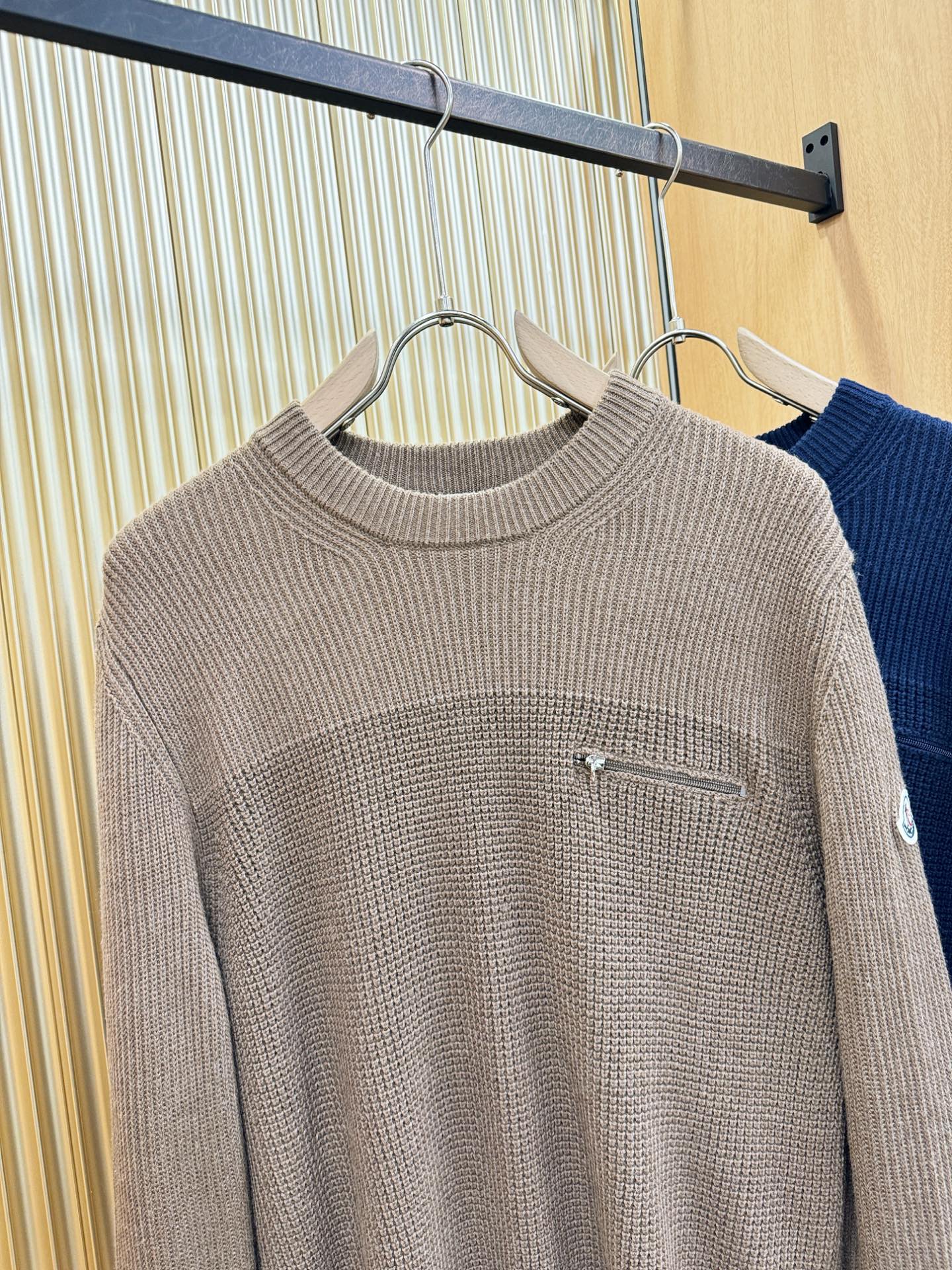 顶级版本Moncler蒙口 专柜同步冬季新款羊毛衫（绵羊毛100%）甄选客供进口100％绵羊毛材质！面料