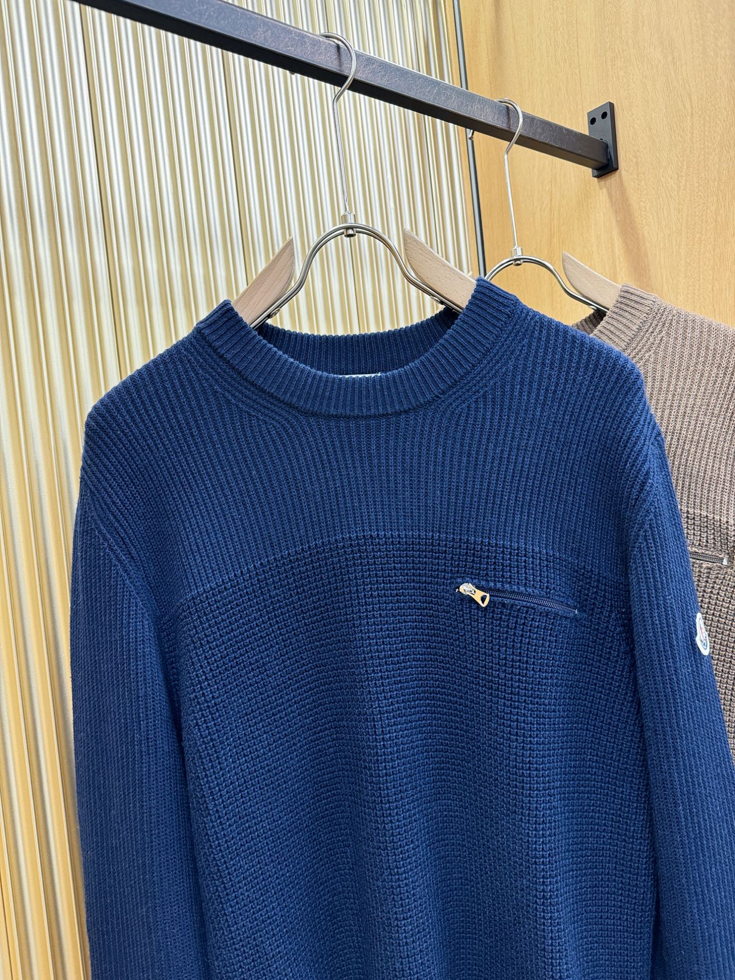 顶级版本Moncler蒙口 专柜同步冬季新款羊毛衫（绵羊毛100%）甄选客供进口100％绵羊毛材质！面料