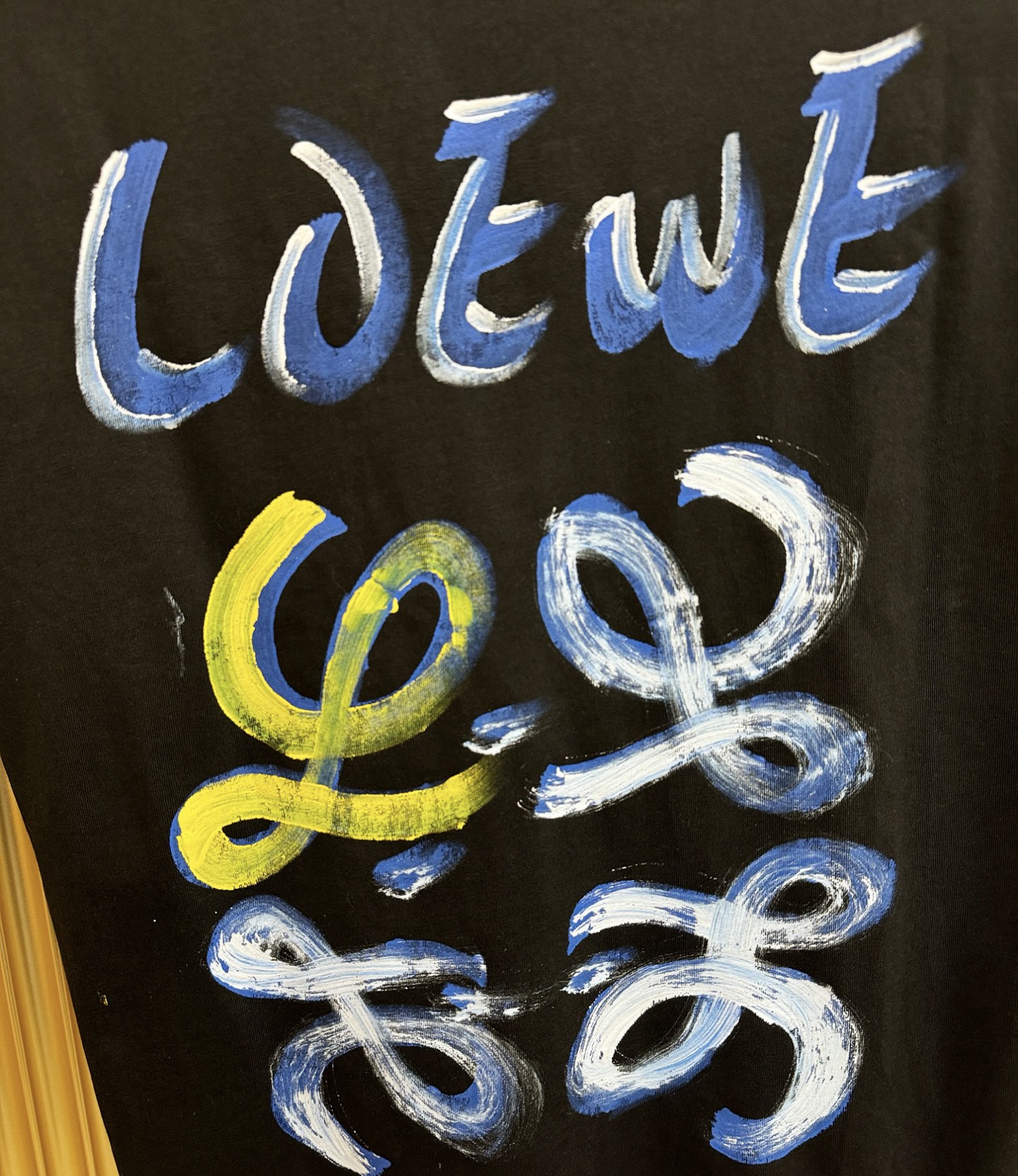 LOEWE罗意威 2026新款短袖T恤！走秀图案时尚休闲短袖T恤衫！设计logo设计！极具设计精选客供面