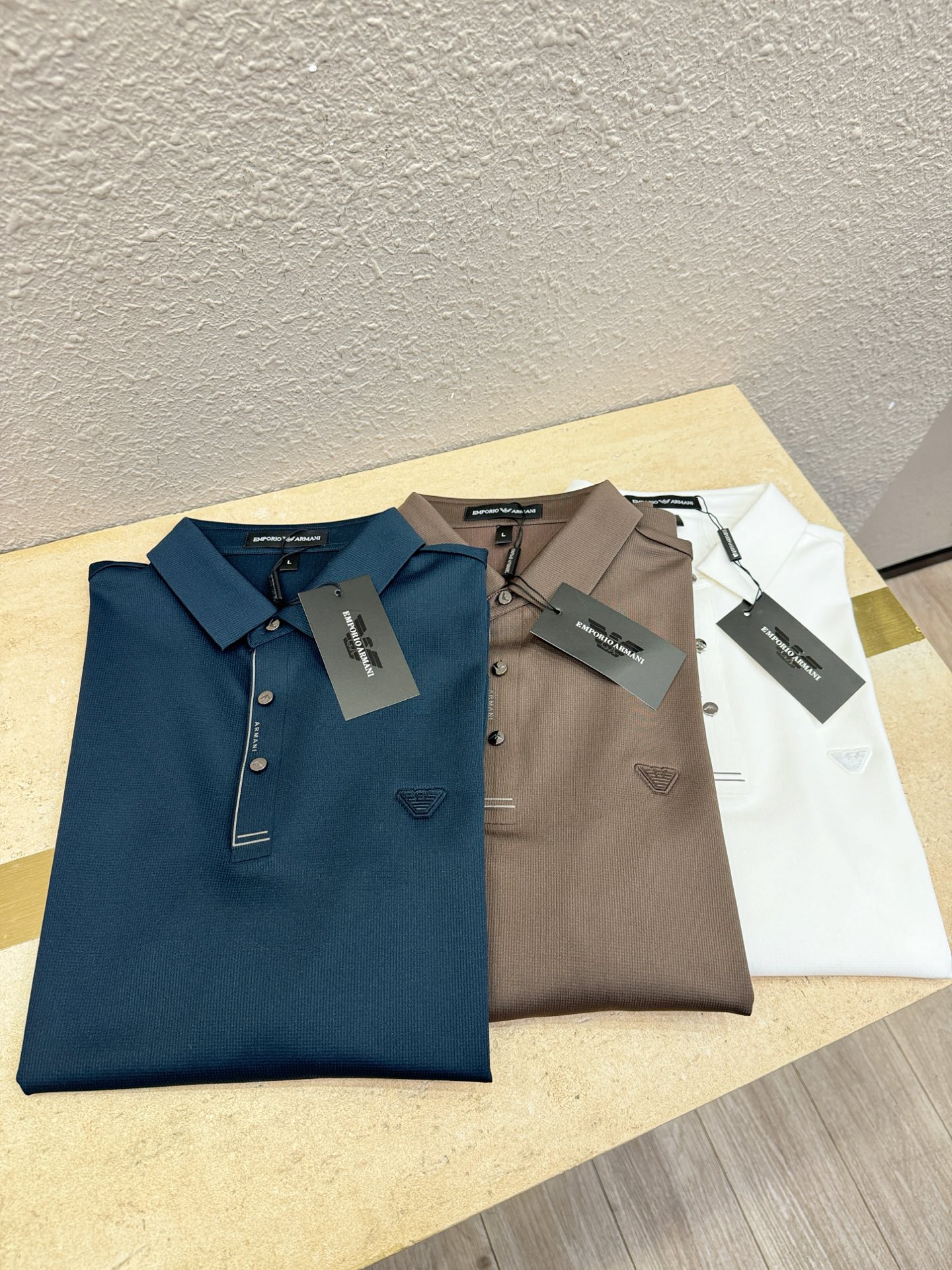 Armani 阿玛尼 2025秋冬新品，官网同步 经典大气百搭Polo领长袖T恤，顶级原版面料，质感细腻