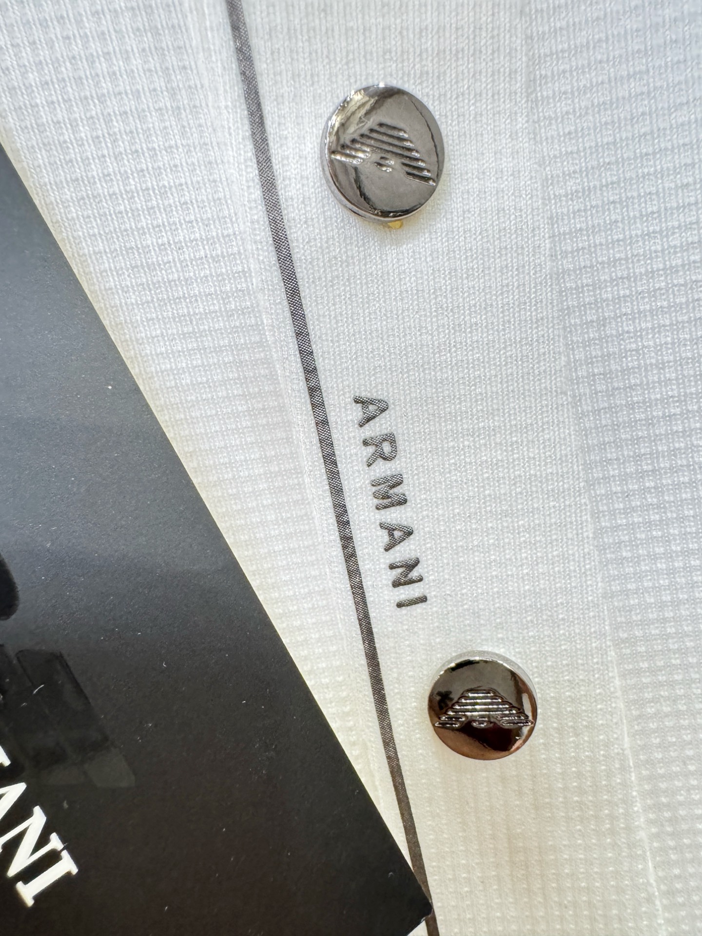 Armani 阿玛尼 2025秋冬新品，官网同步 经典大气百搭Polo领长袖T恤，顶级原版面料，质感细腻